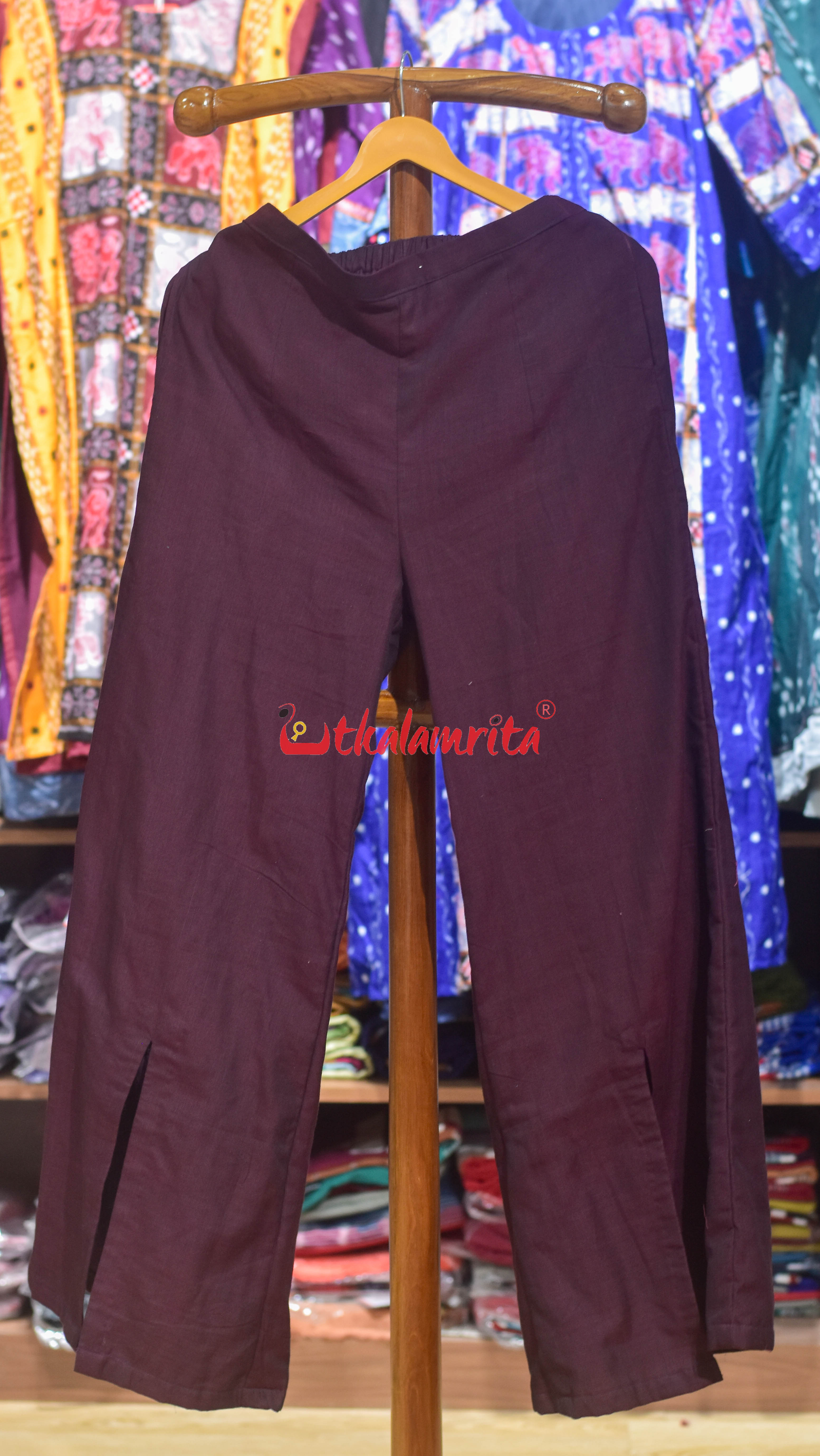Plain Coffee Maroon (Ladies' Palazzo Pant)