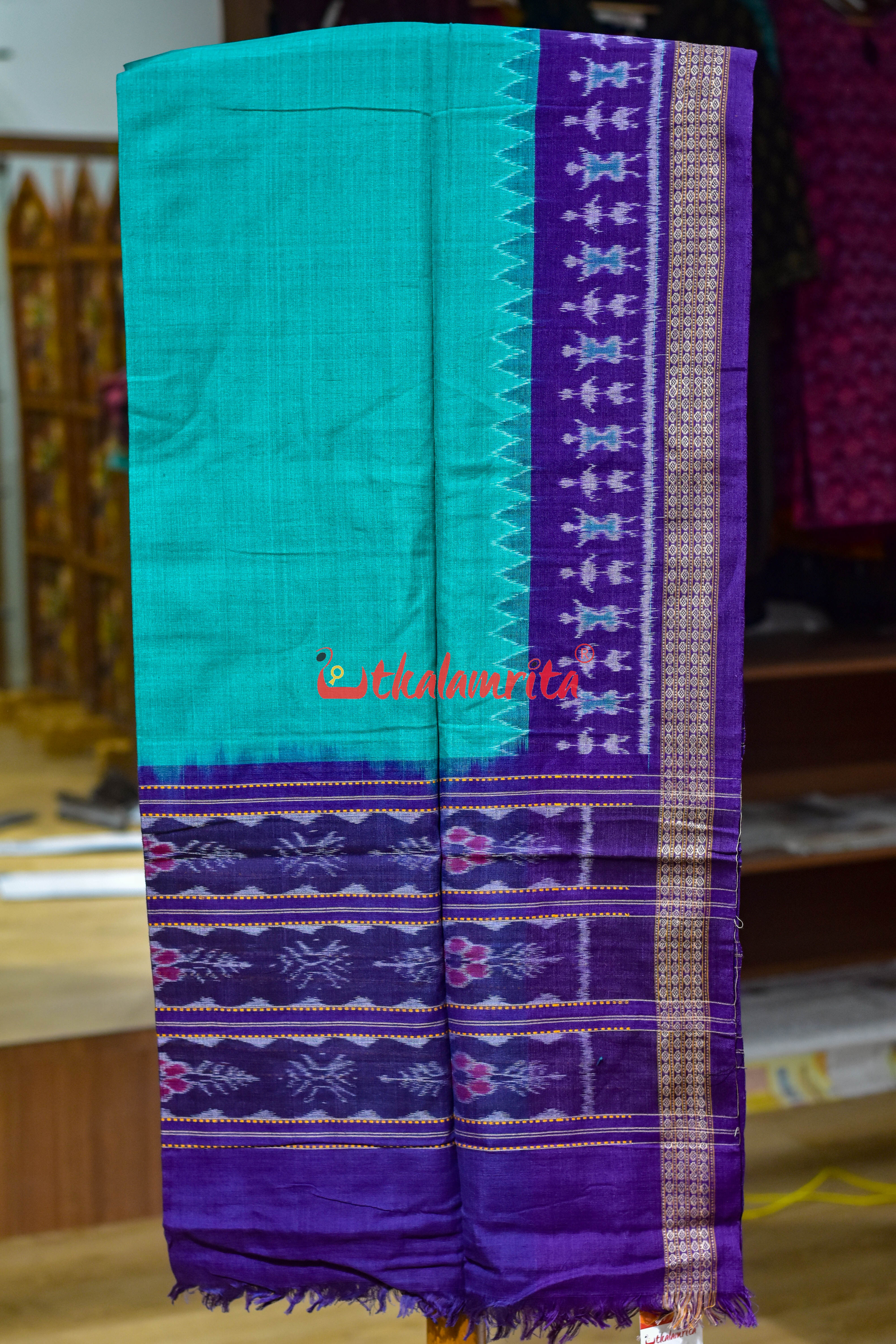 Violet Heart Ballon Sambalpuri Dress Set