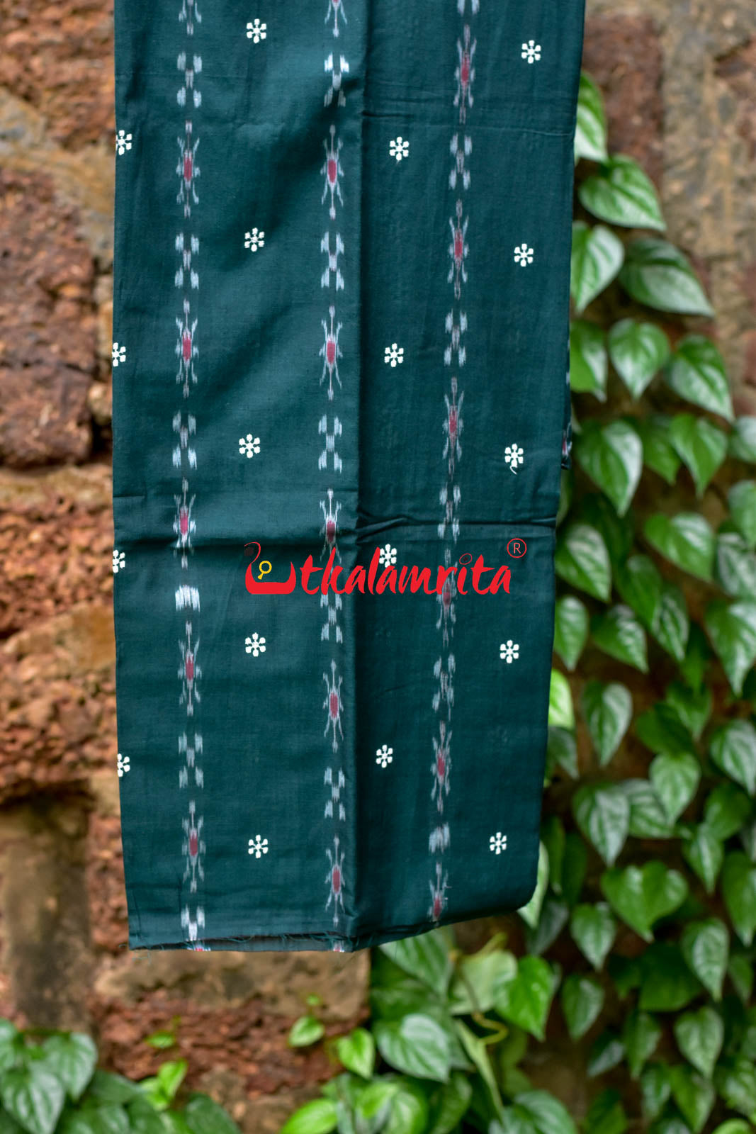 Leaf Green & Yellow Simple Pasapali Flower Dress Set