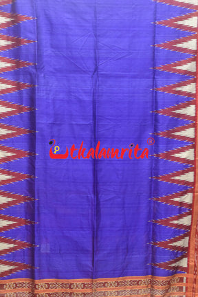 Blue Silk Kumbha 6H (Dupatta)