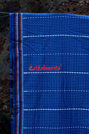 Blue Puri Mandira Dhalapathara Saree