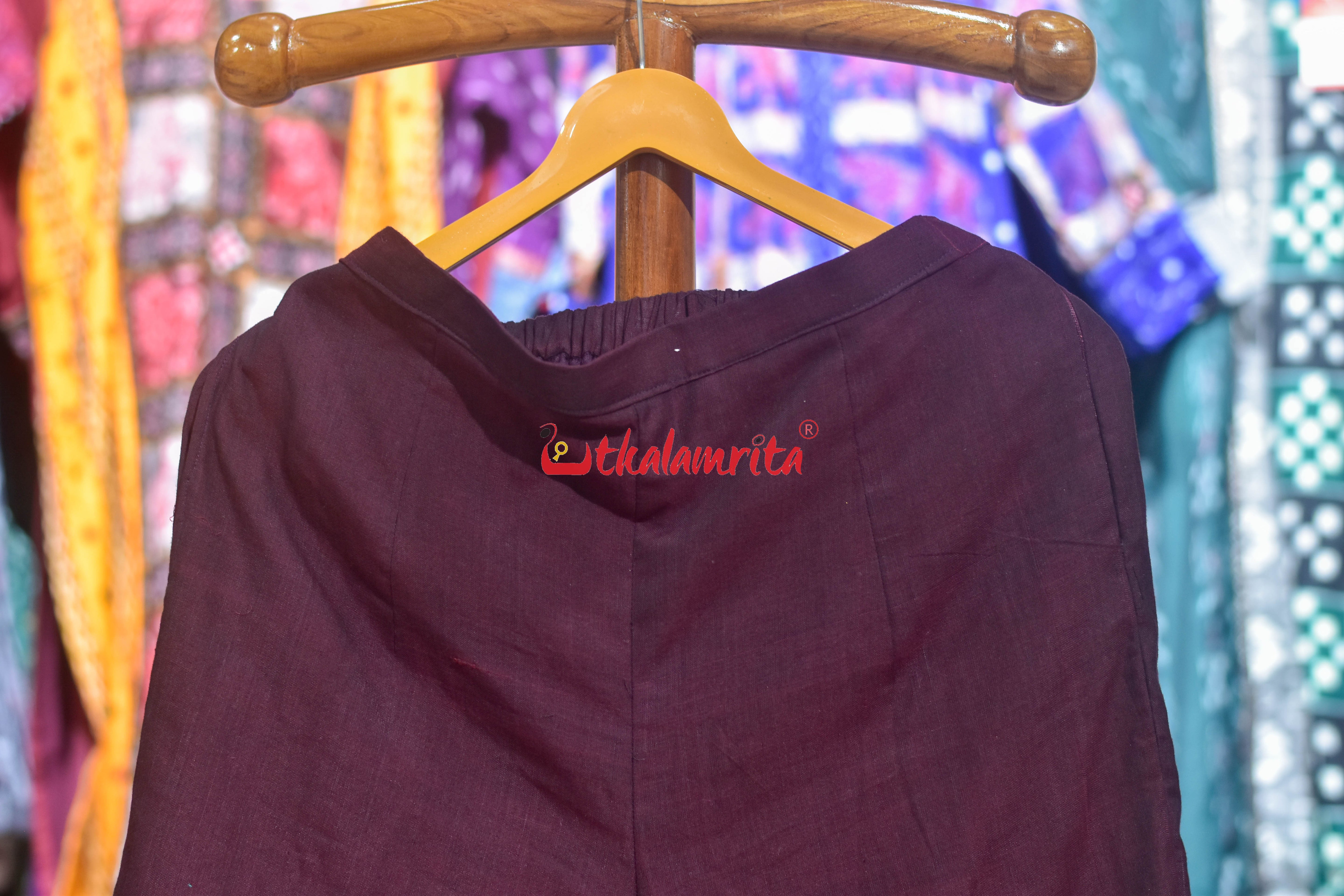 Plain Coffee Maroon (Ladies' Palazzo Pant)