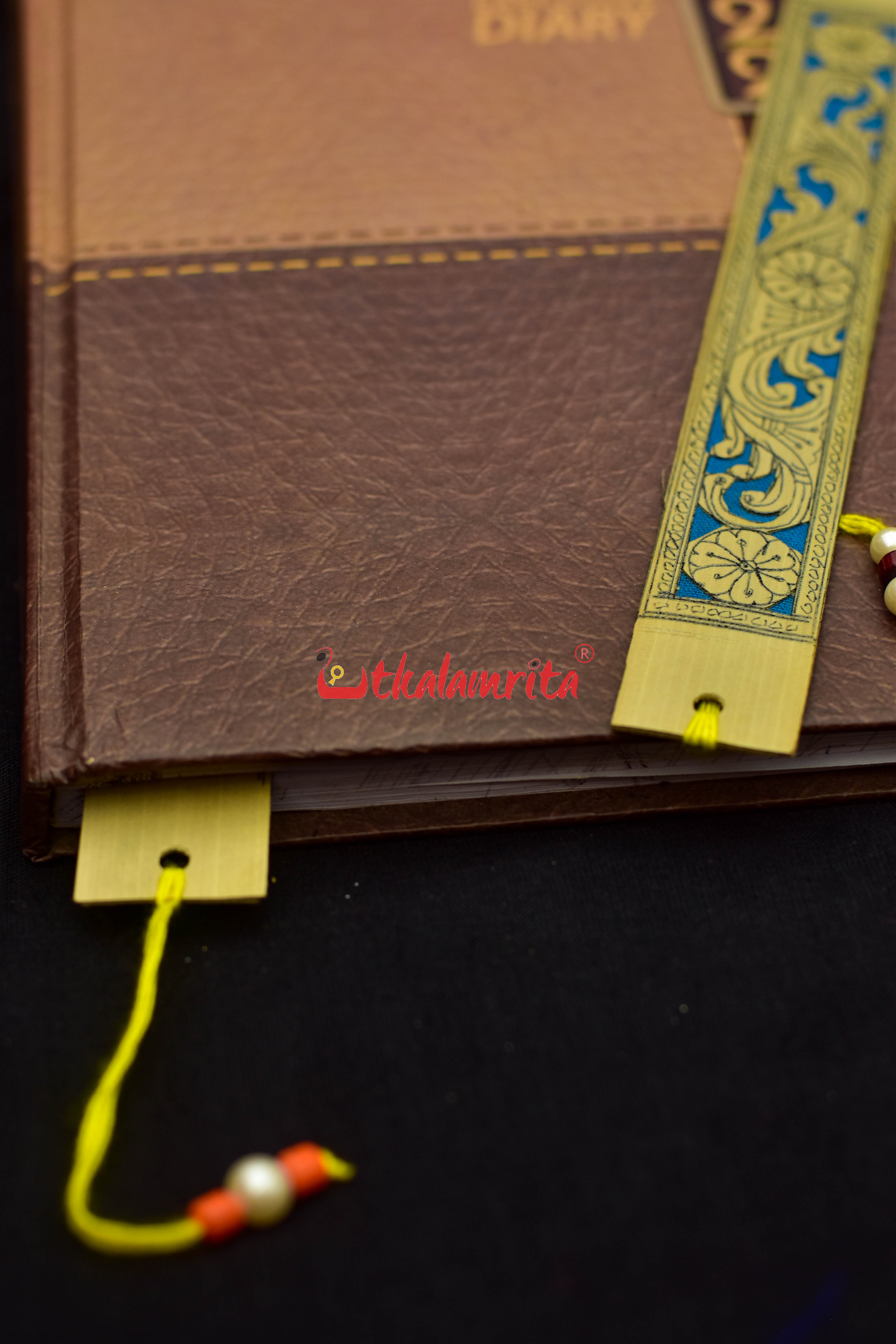 Blue Flower Design (Talapatra Bookmark)