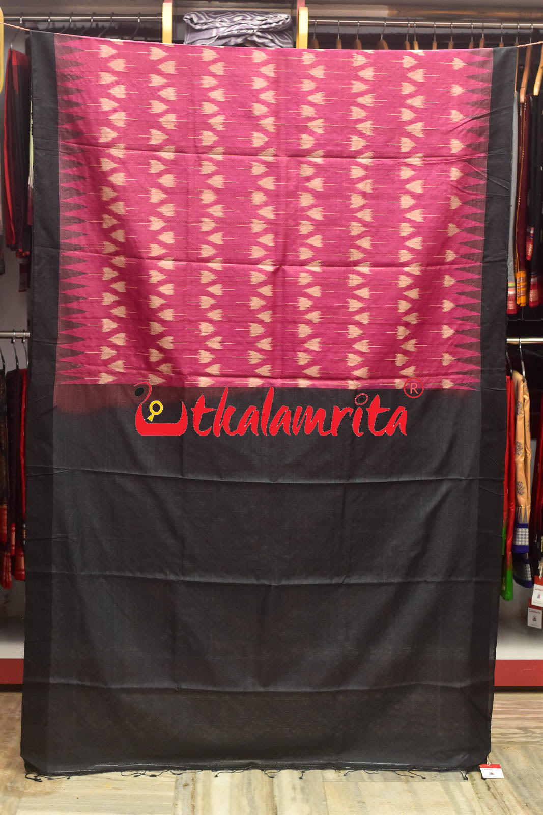 Body Chhatu Rani Black Gopalpur Tussar Saree