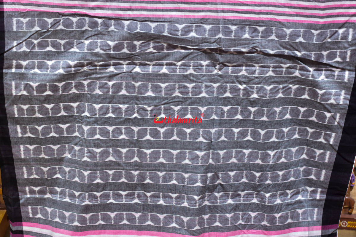 Pink Tribal Maniabandha Cotton Saree