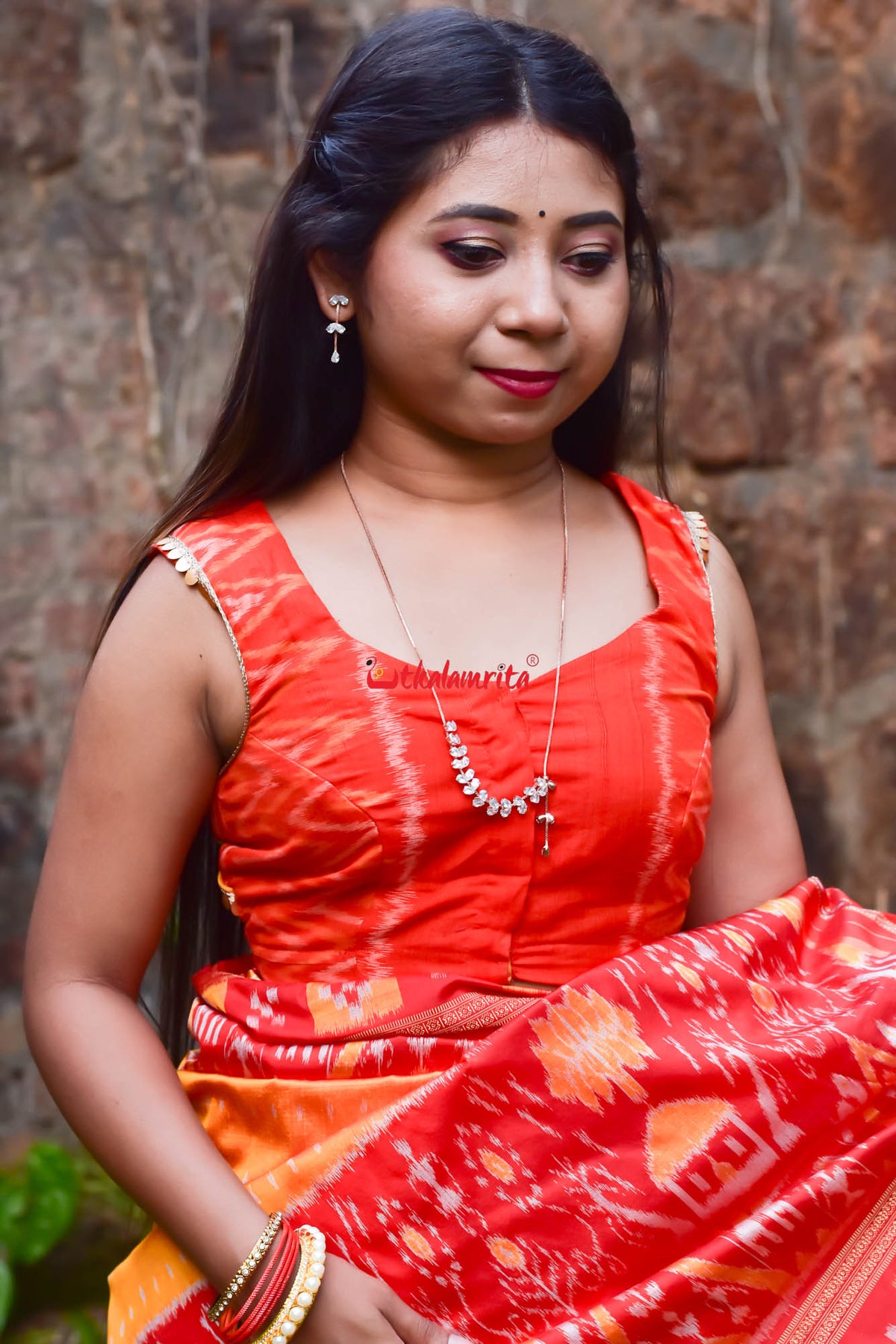 Orange Zinjiri (Blouse)