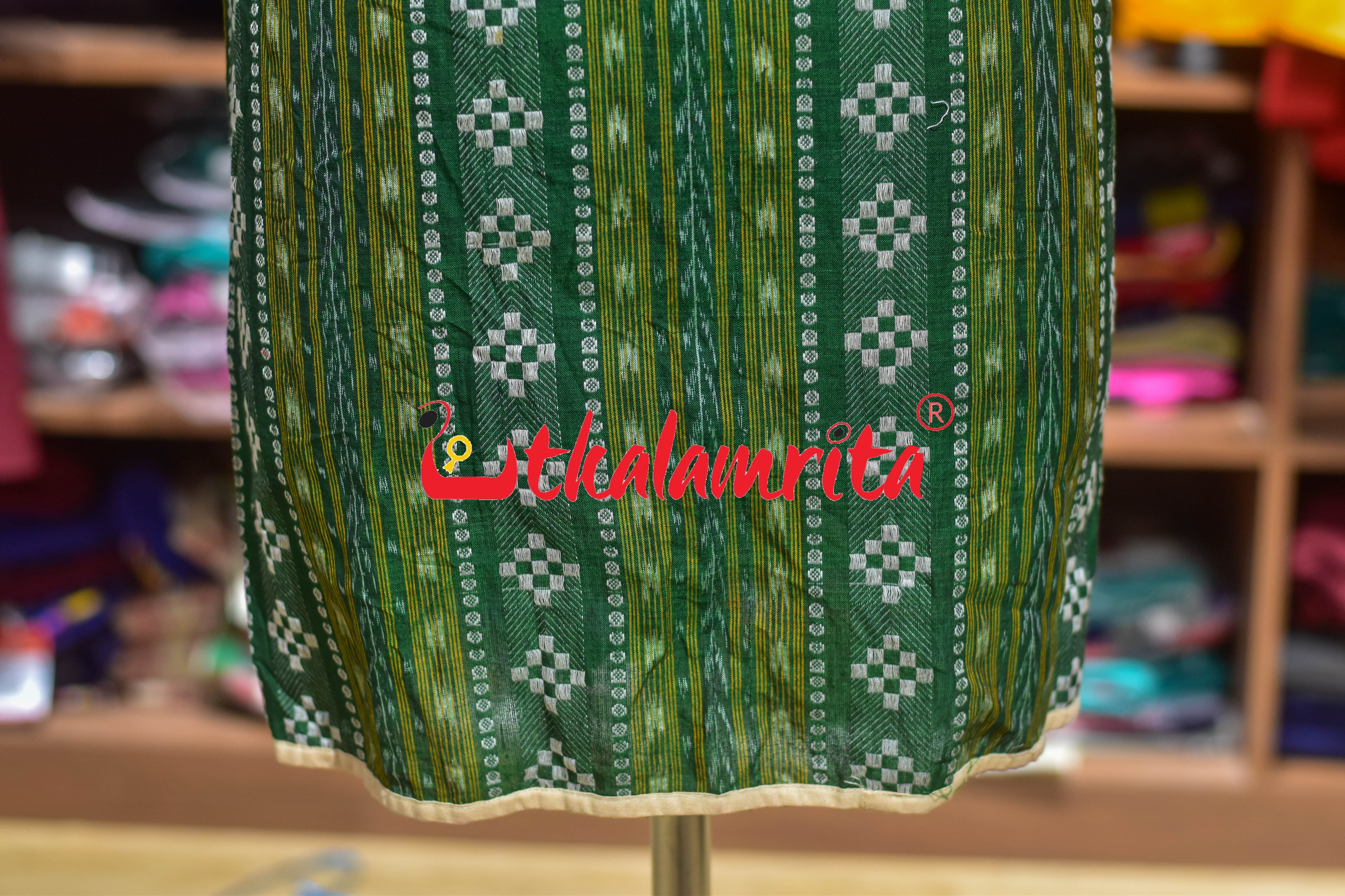 Green Dobby (Ladies Long Sleeveless Jacket)