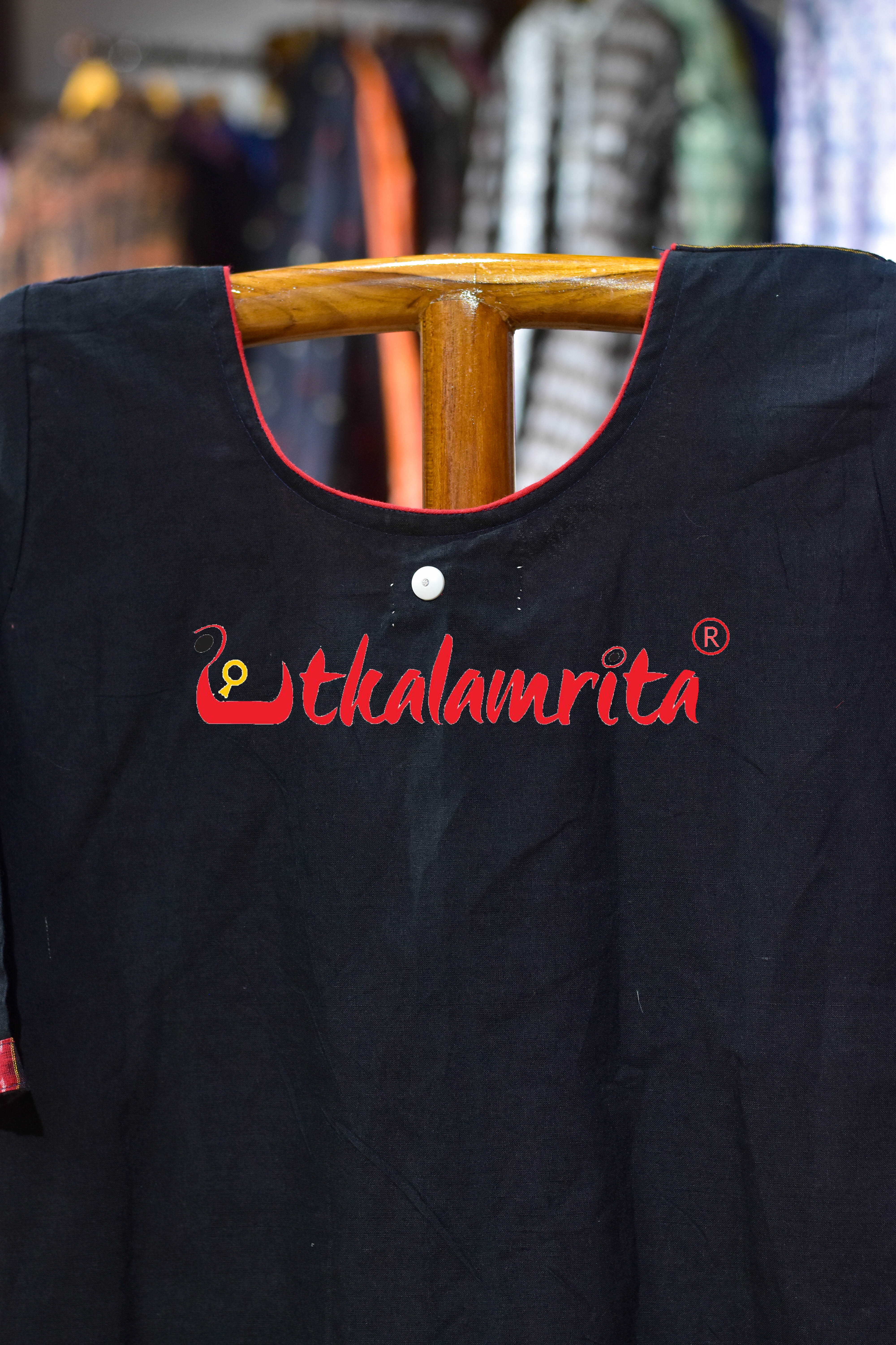 Blue Red Bichitrapuri Sambalpuri (Ladies Kurti)