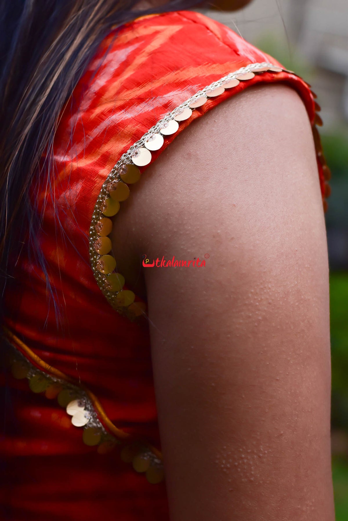 Orange Zinjiri (Blouse)