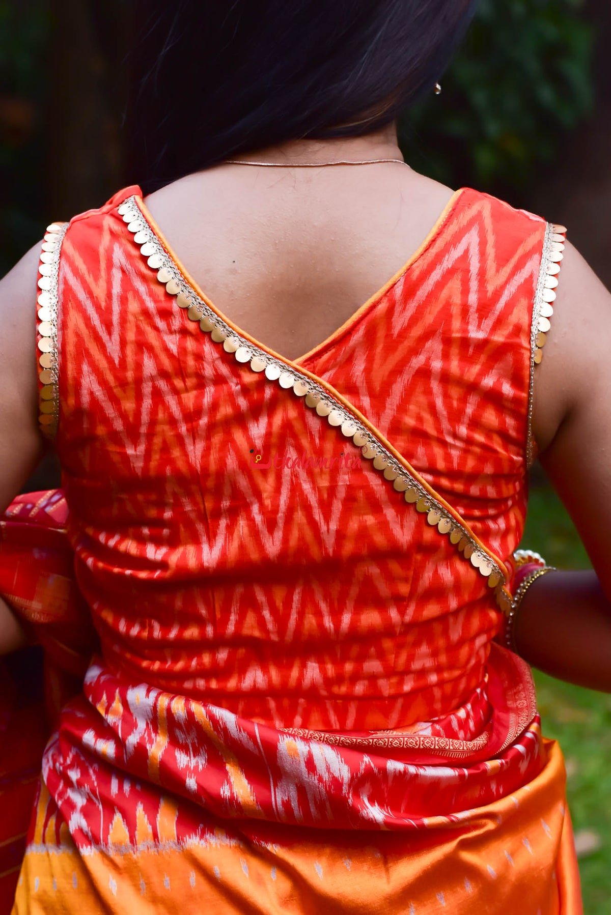 Orange Zinjiri (Blouse)