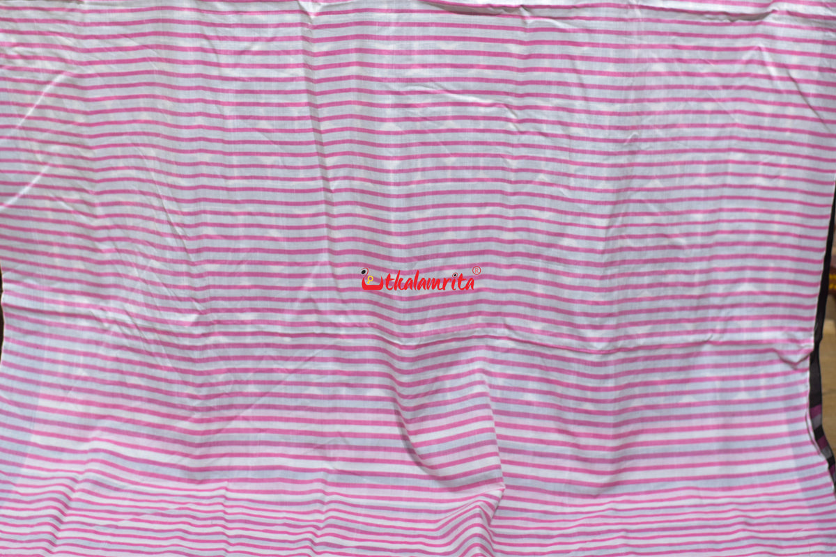 Pink Tribal Maniabandha Cotton Saree