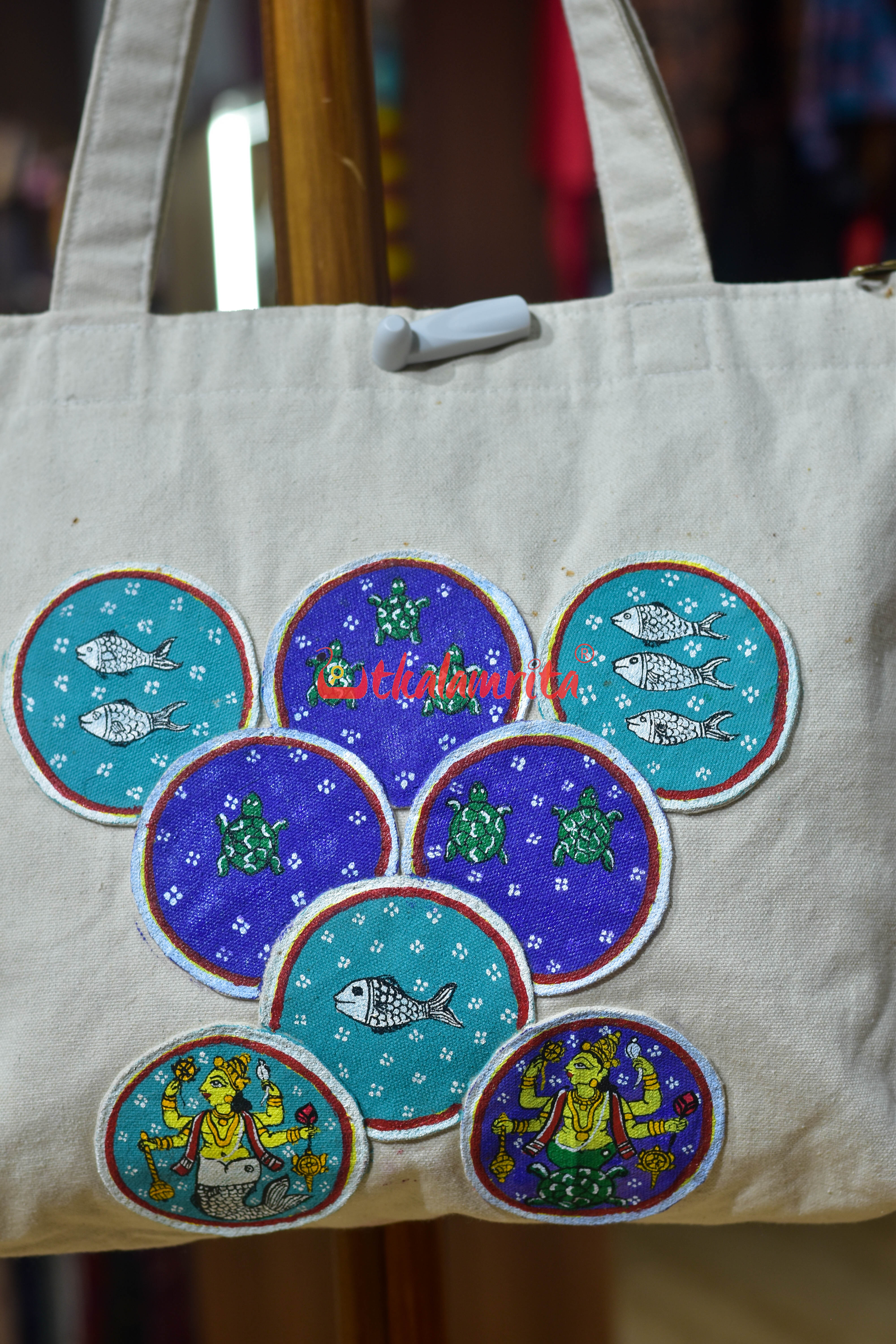 Ganjapa Dasabatara Matsya Kaschapa Canvas Tote Bag