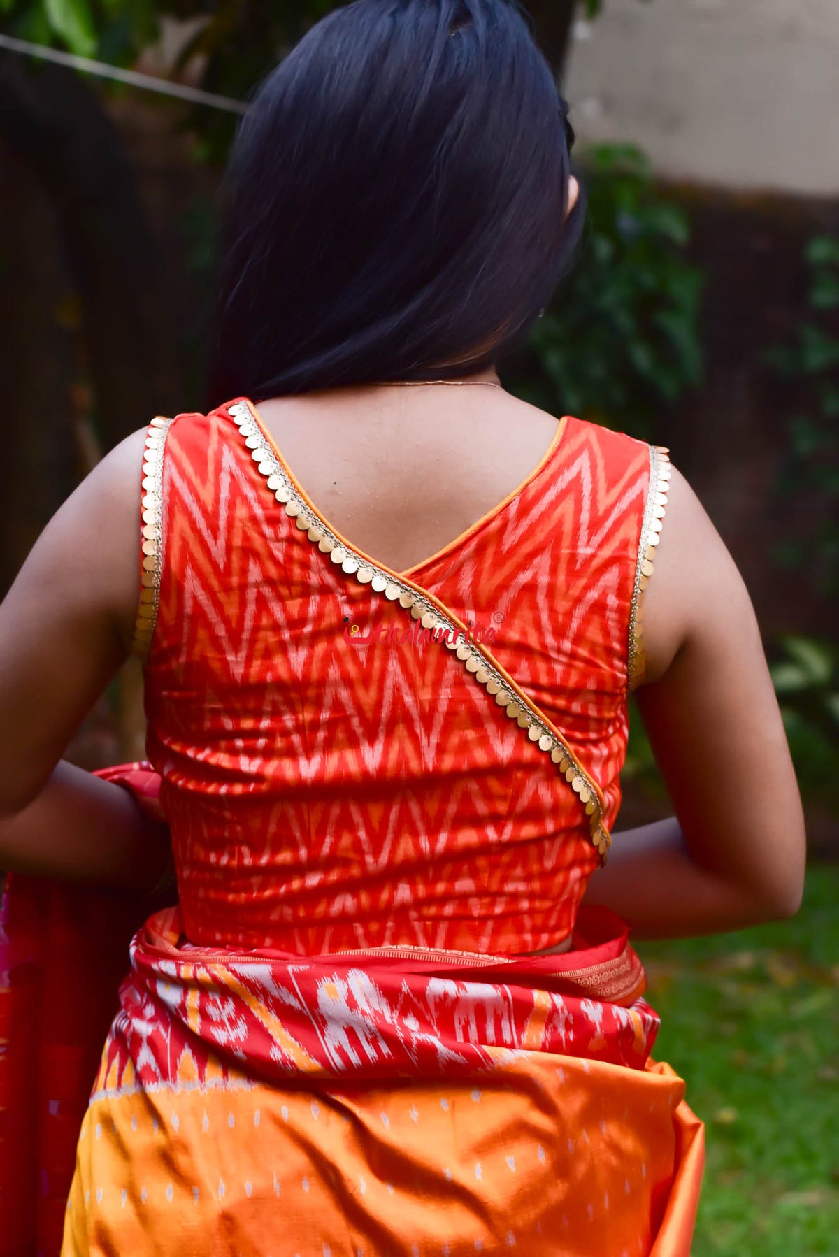 Orange Zinjiri (Blouse)
