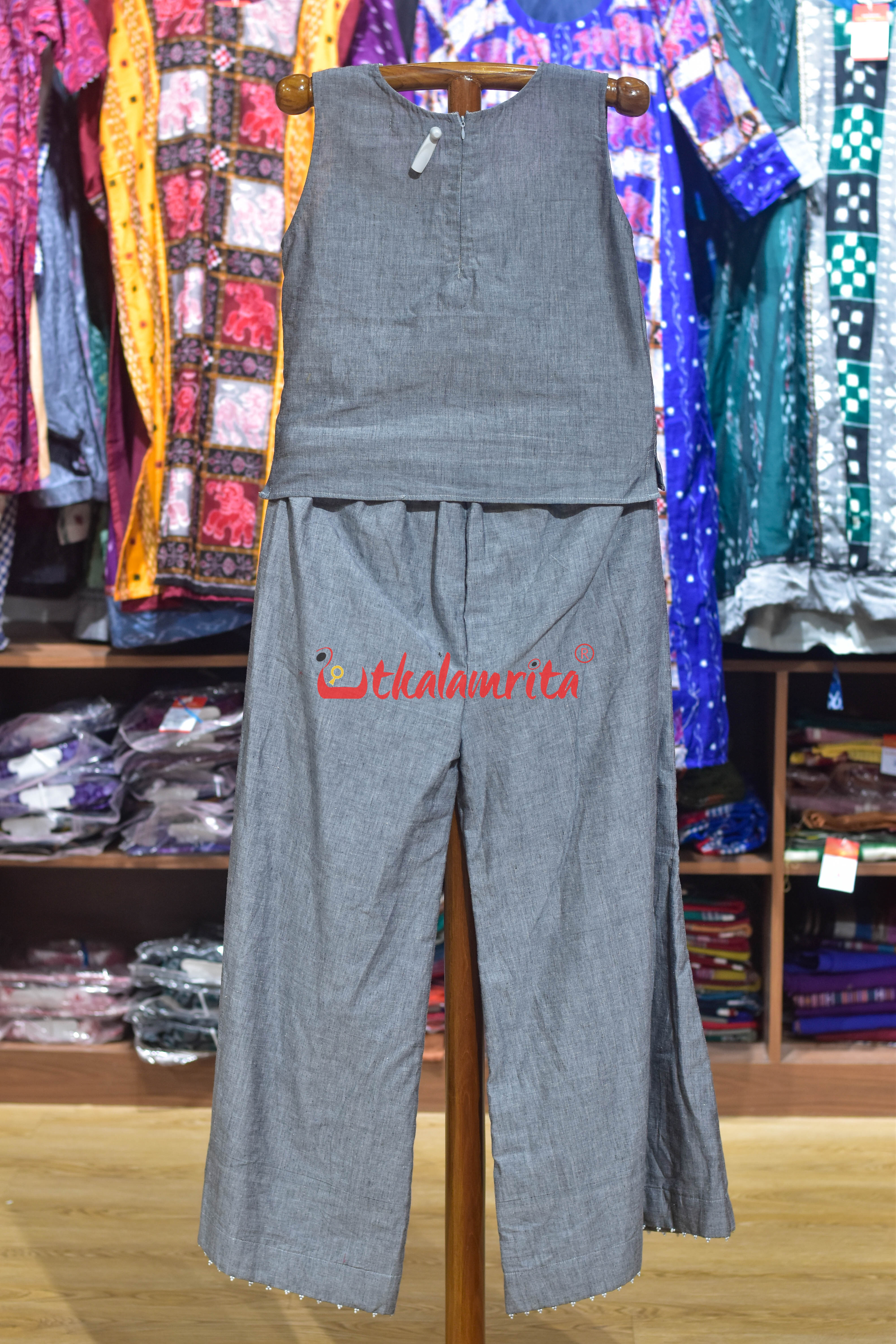 Plain Grey (Ladies' Co-ord Set)