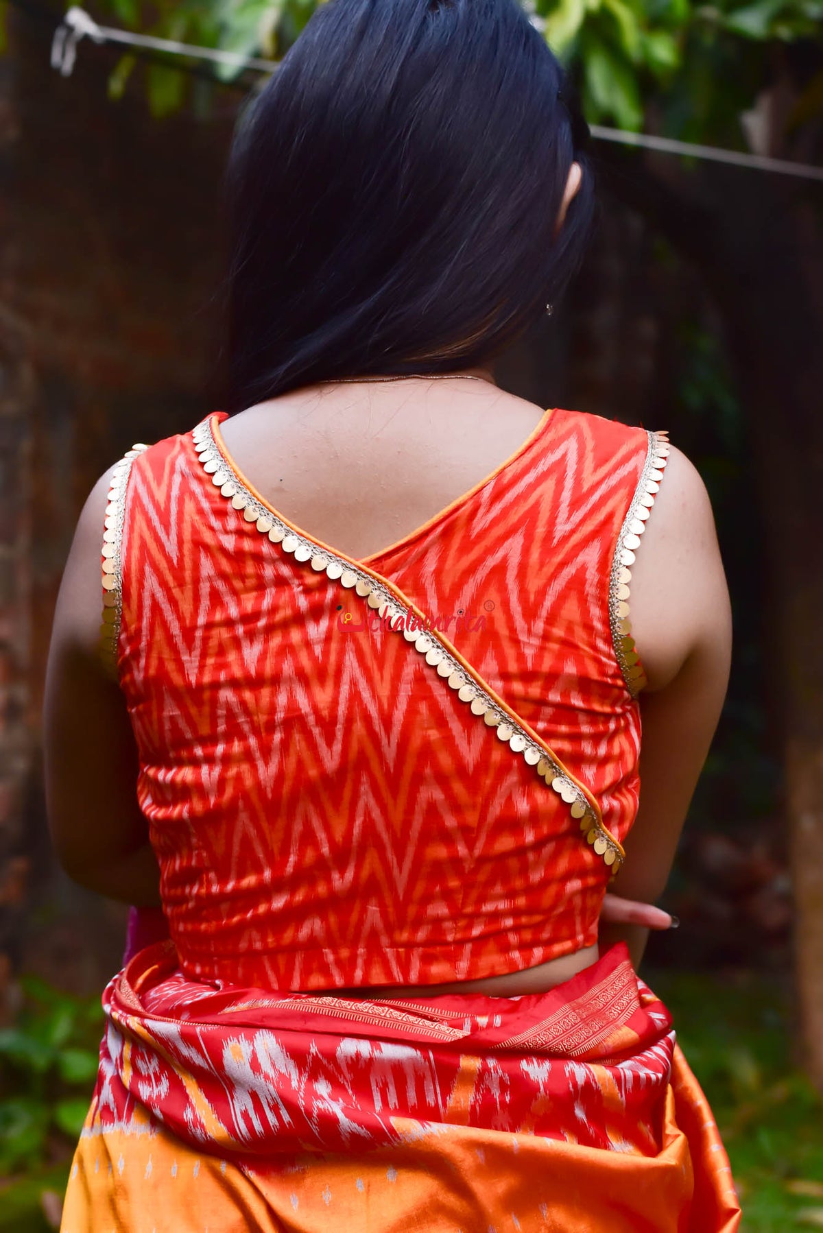 Orange Zinjiri (Blouse)
