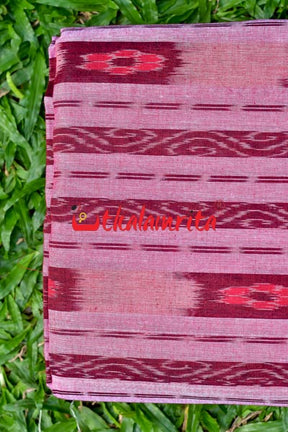 Red  Box Flower Line Bandha (Fabric)