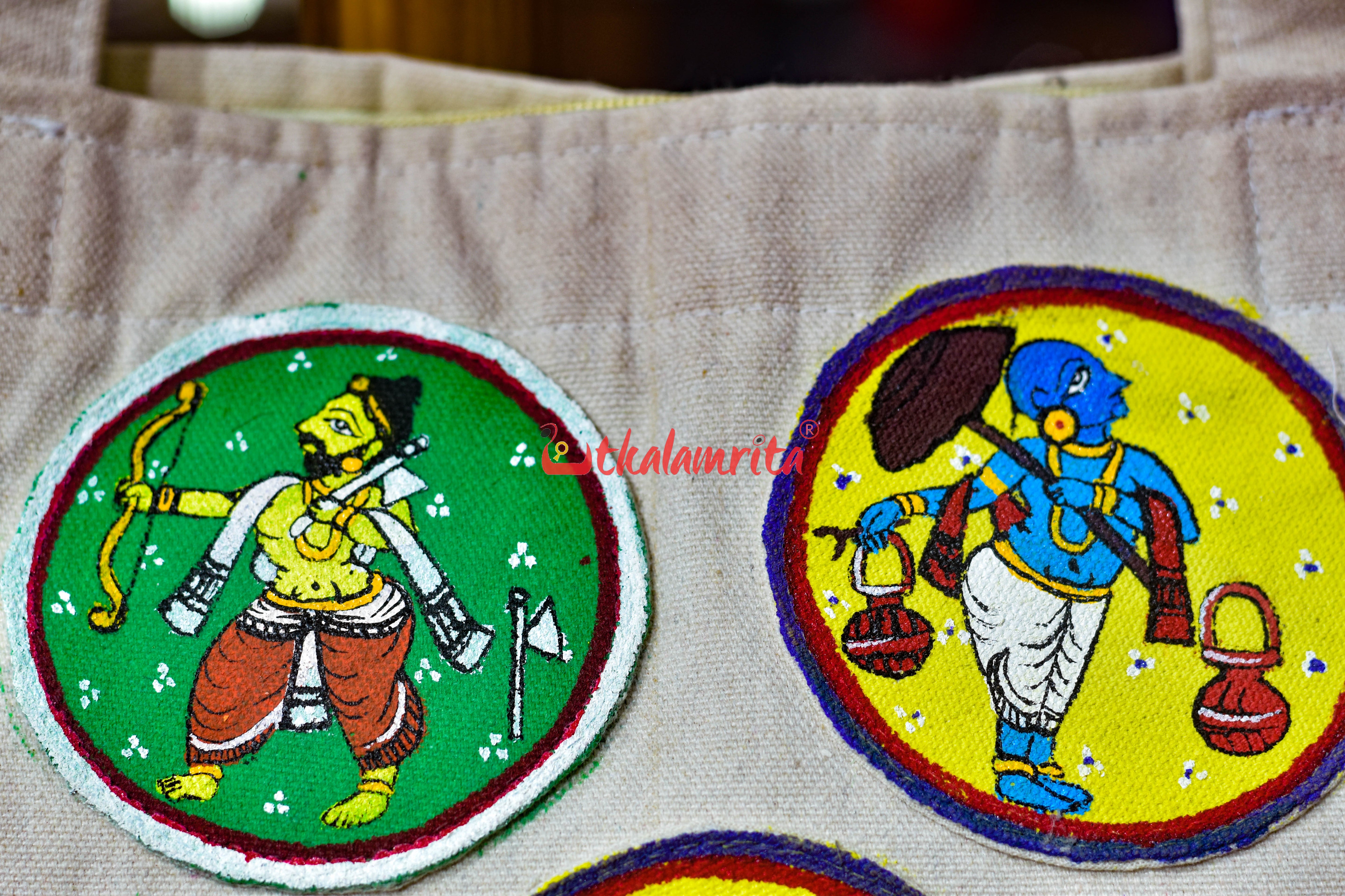 Ganjapa Dasabatara Parasuram Bamana Canvas Tote Bag