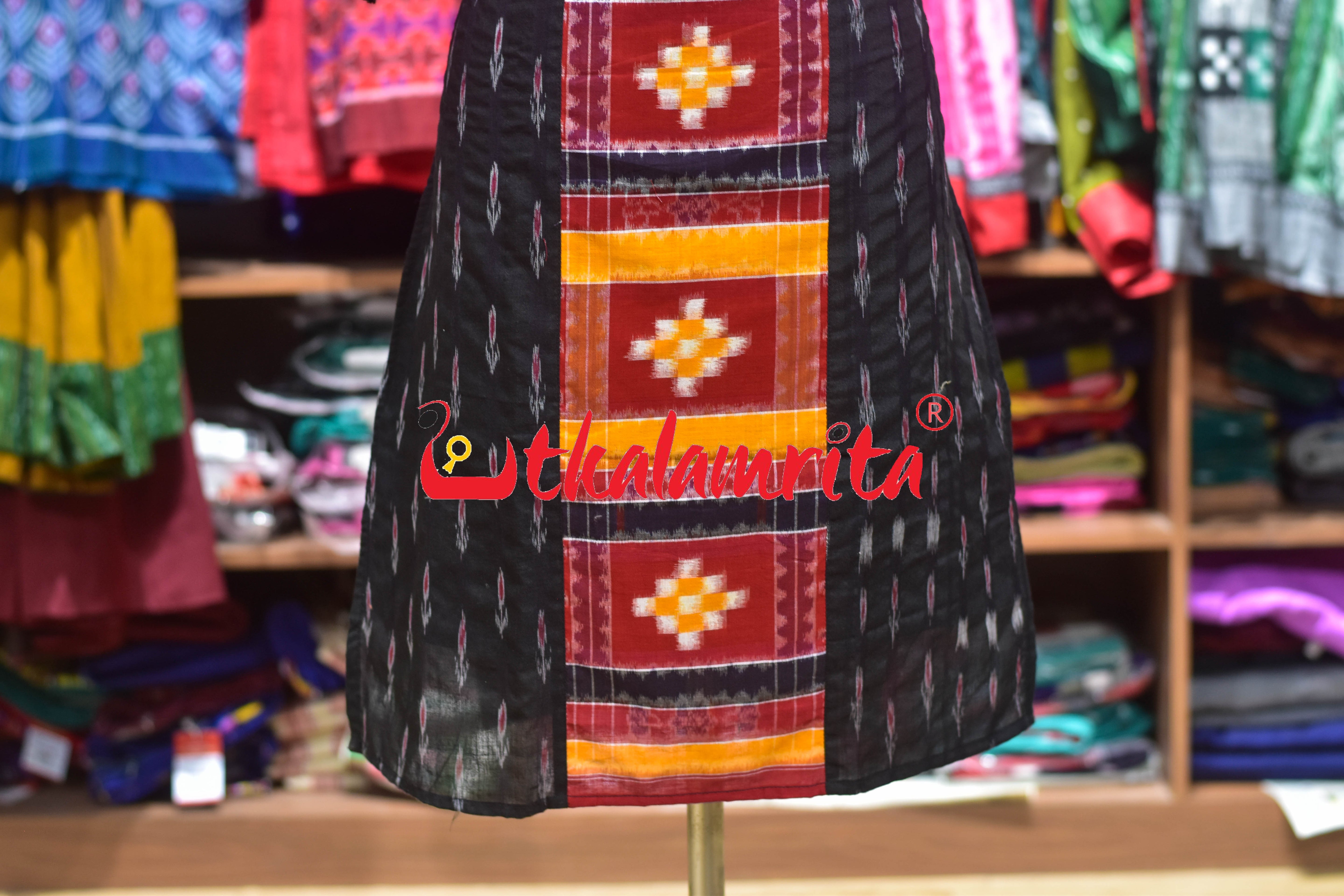 Black Labanga Middle Pasapali (Ladies' Kurti)