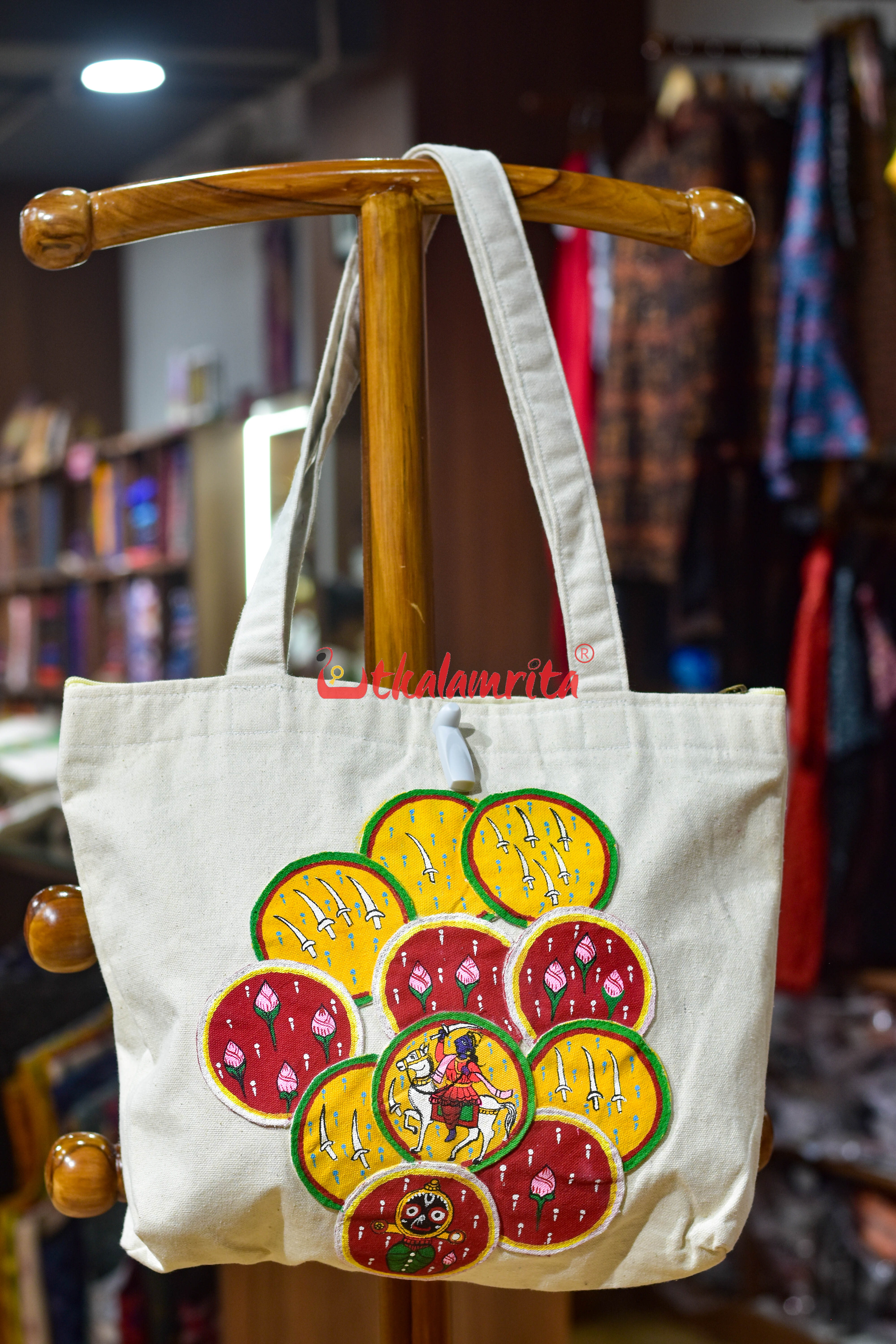 Ganjapa Dasabatara Kalki Buddha Canvas Tote Bag