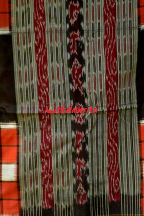 Orange Bichitrapuri Silk Saree