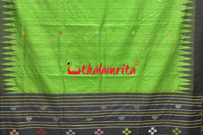 Liril Black Phoda Anchal Gopalpur Tussar Saree