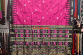 Sabari Rani Black Bomkai Silk Saree
