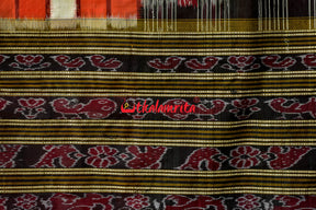 Orange Bichitrapuri Silk Saree