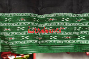 Green Black Simple Pasapali Flower Dress Set