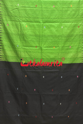 Liril Black Phoda Anchal Gopalpur Tussar Saree