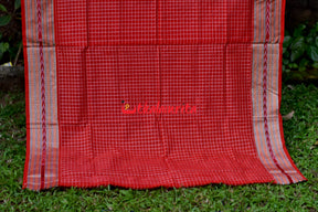 Dasphuliya Red Danti Sachipar Cotton Saree