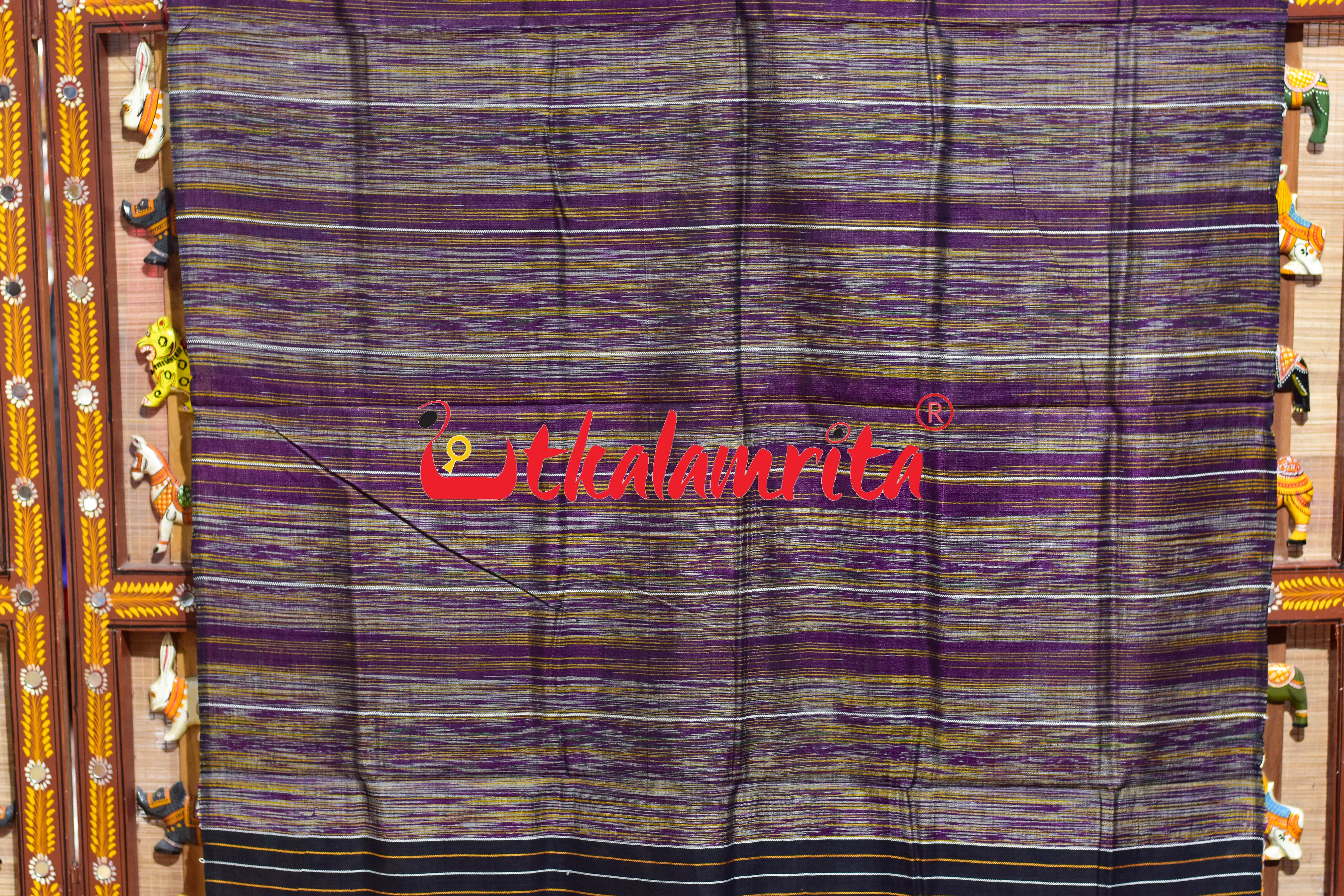 Multi Colour Jhara Black Tribals (Dupatta)