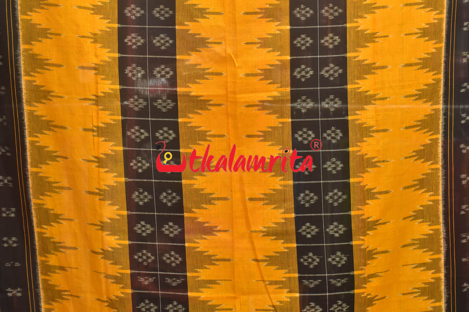 Yellow Border Pasapali (Dupatta)