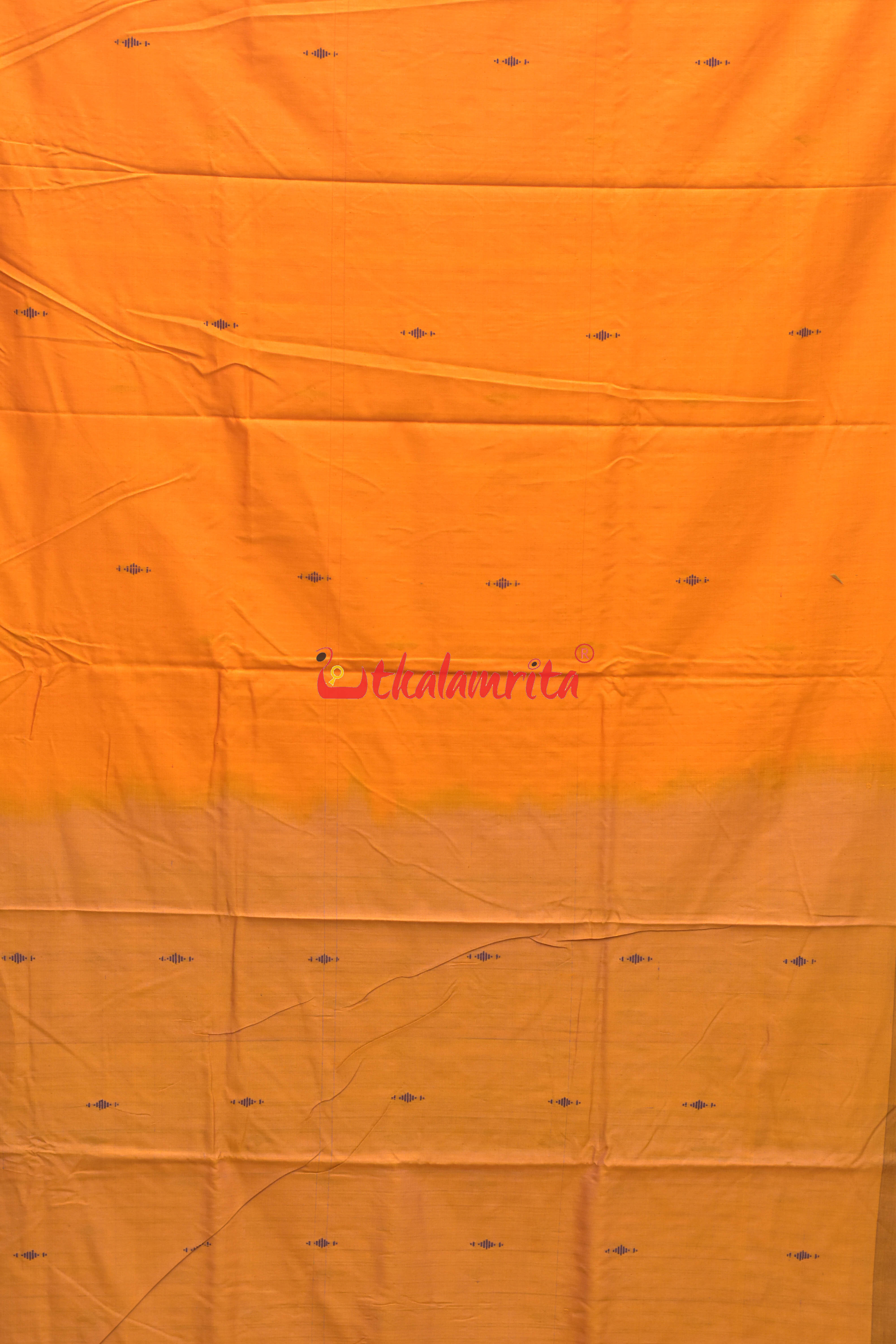 Orange Eri Phoda Anchal Tussar Saree