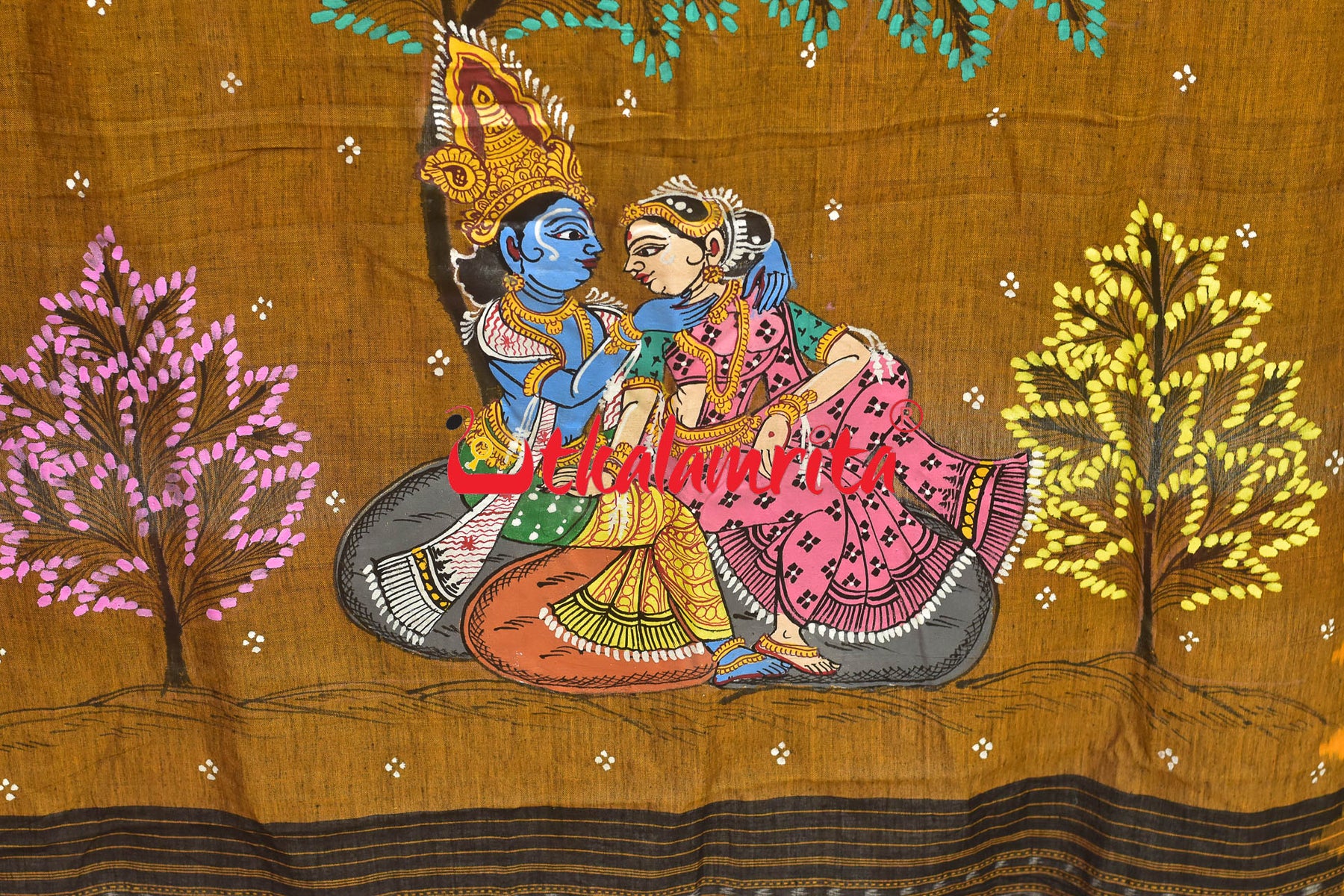 Sarata Raasa Pattachitra (Dupatta)