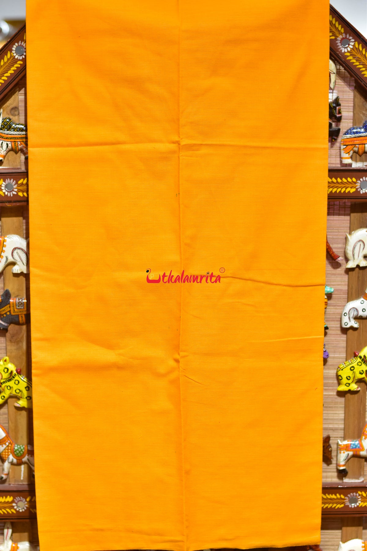 Red Yellow Tribal Sambalpuri Bapta Dress Set