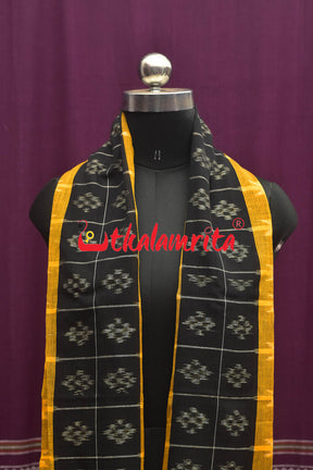 Yellow Border Pasapali (Dupatta)