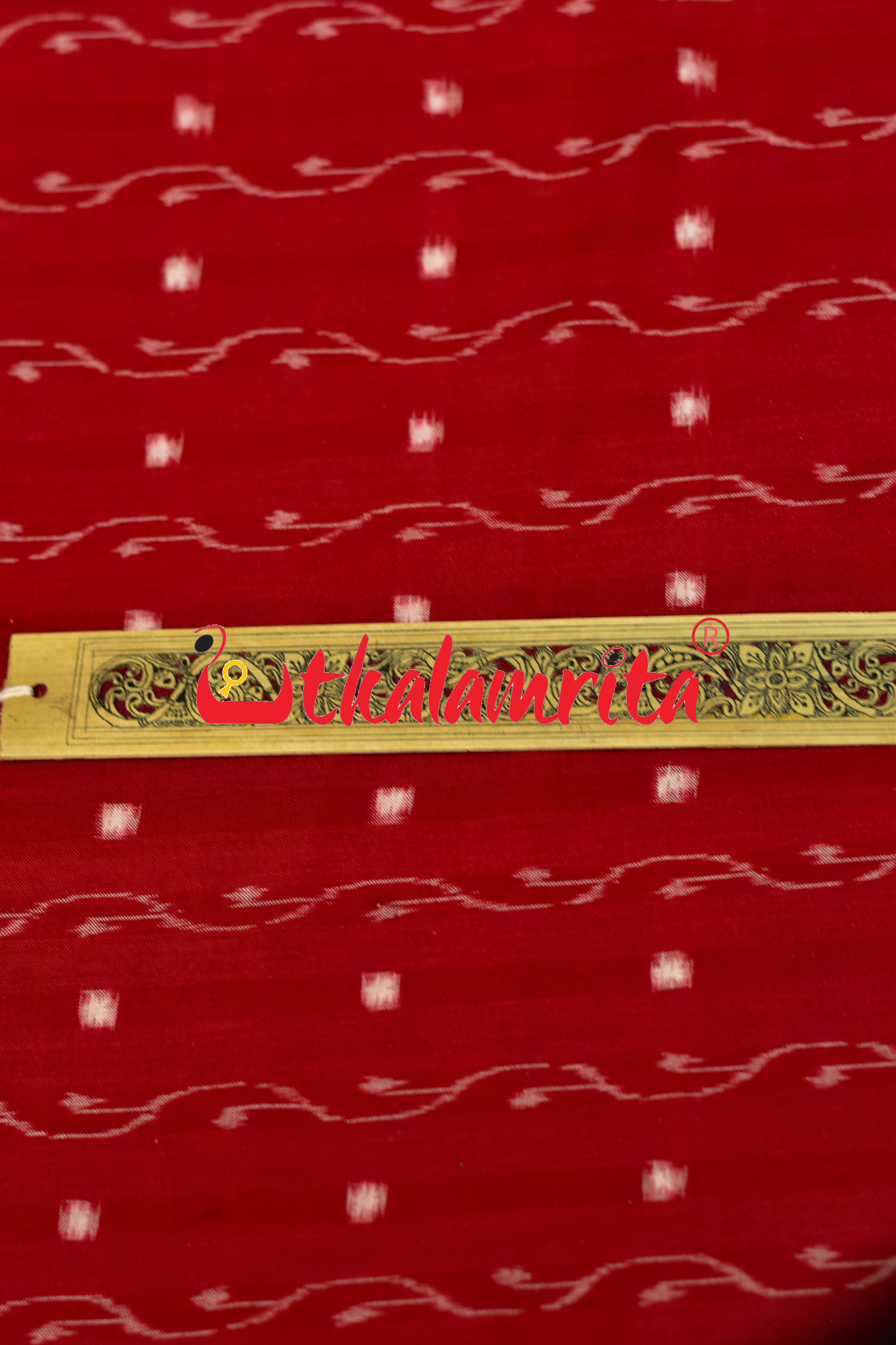 Maroon Flower Fusion (Talapatra Bookmark)