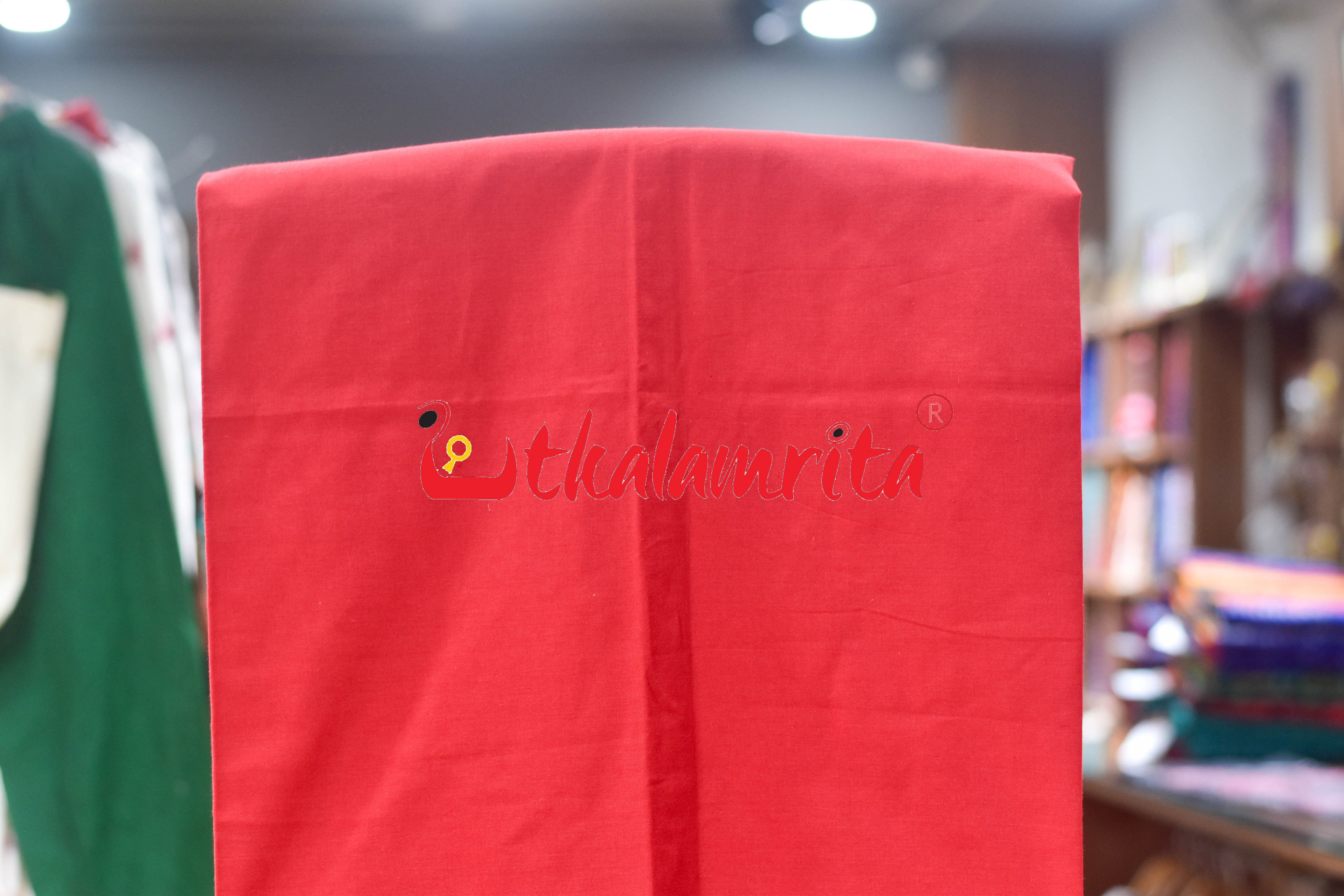 Black Red Traditional Design Sambalpuri Cotton Dress Set