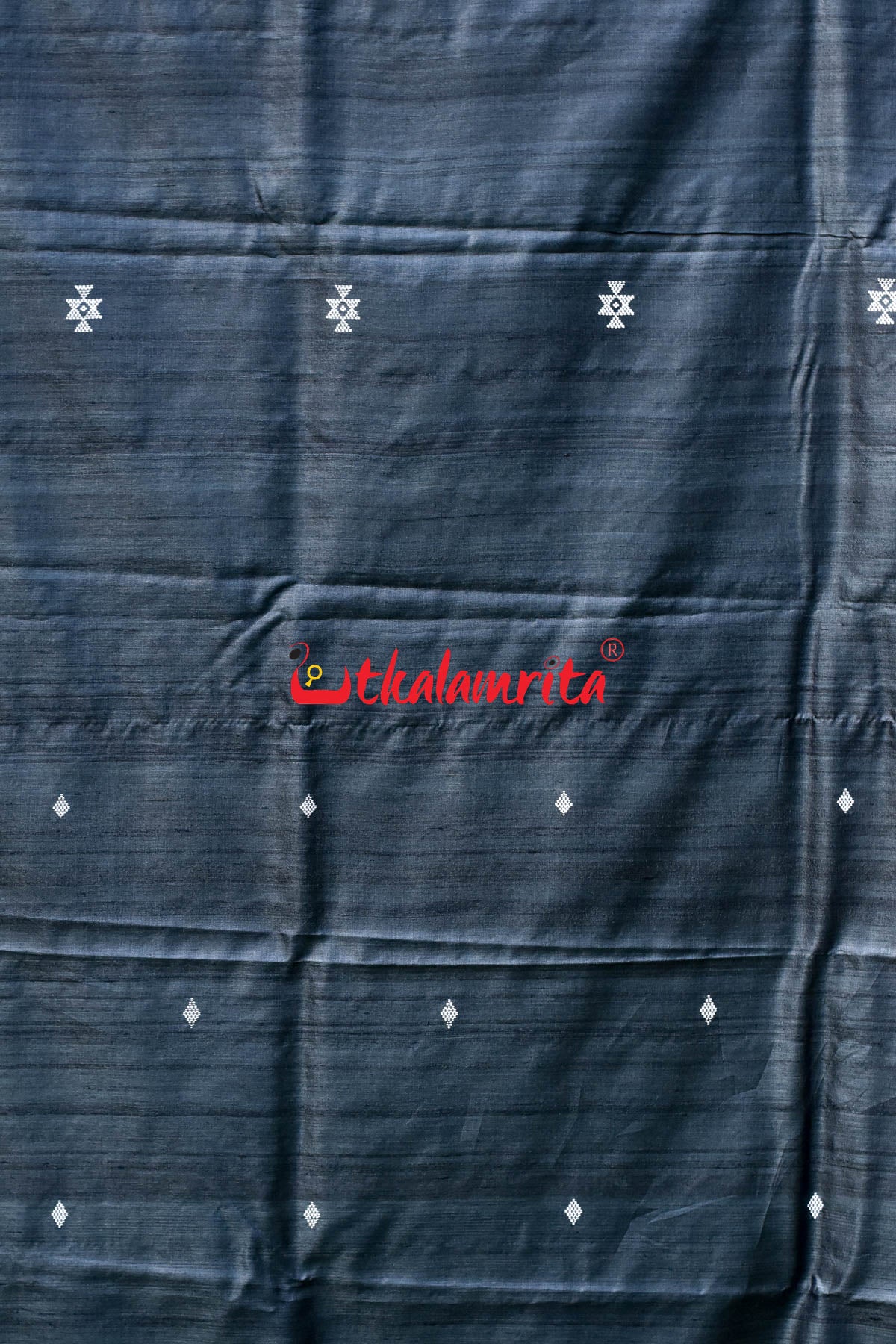 Black Original Ganjam Tussar Silk Saree