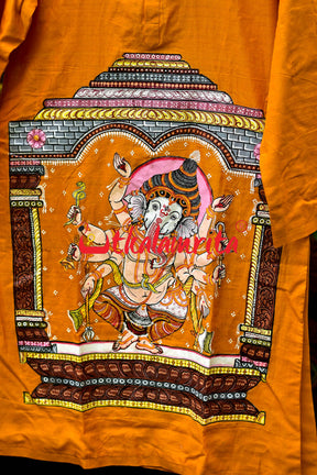 Ganesh Pattachitra (Men's Full Kurta)