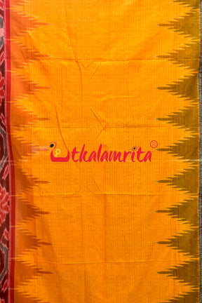 Yellow Ganga Jamuna Scot (Dupatta)