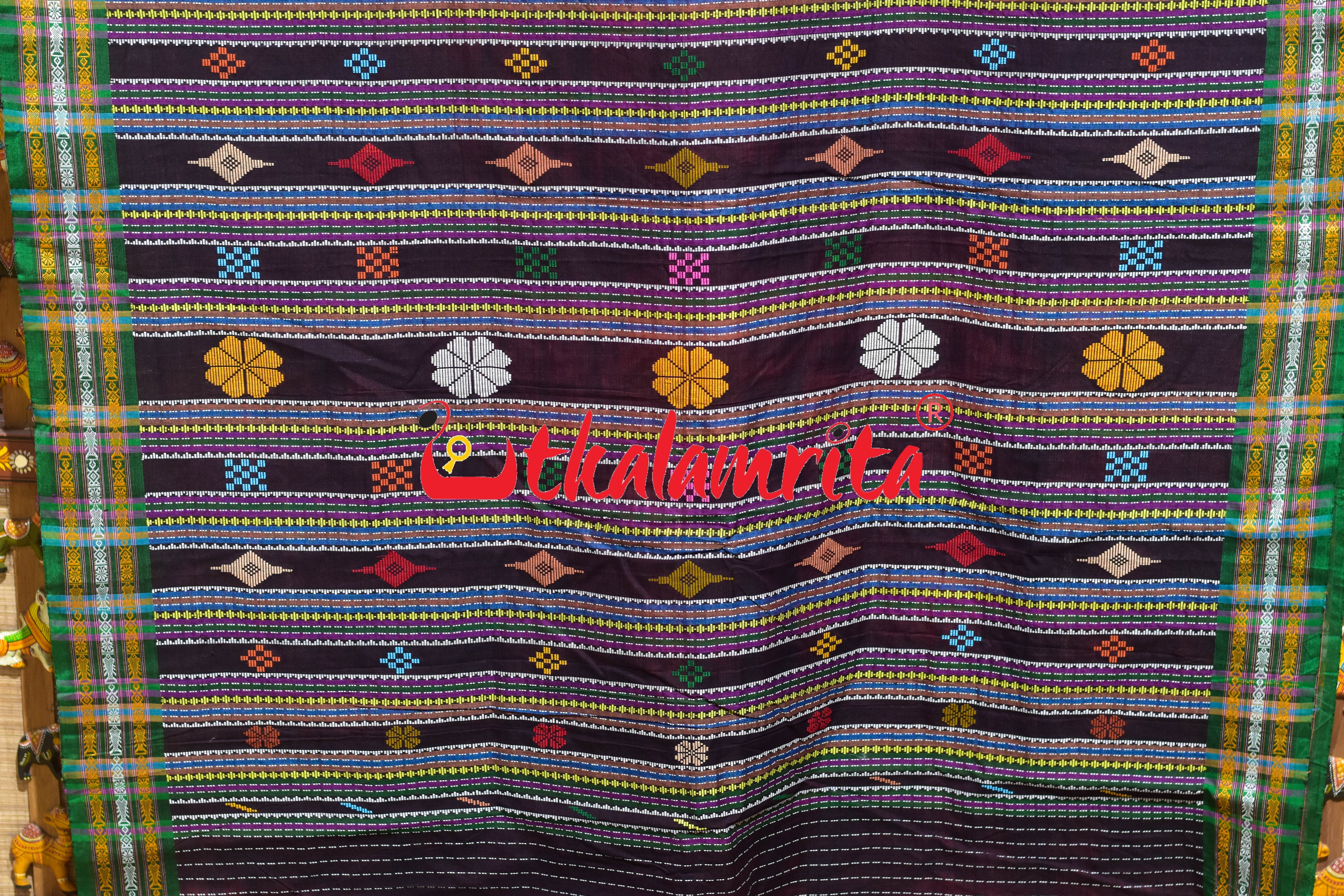 Pink Mala Pati Dhalapathar Cotton Saree