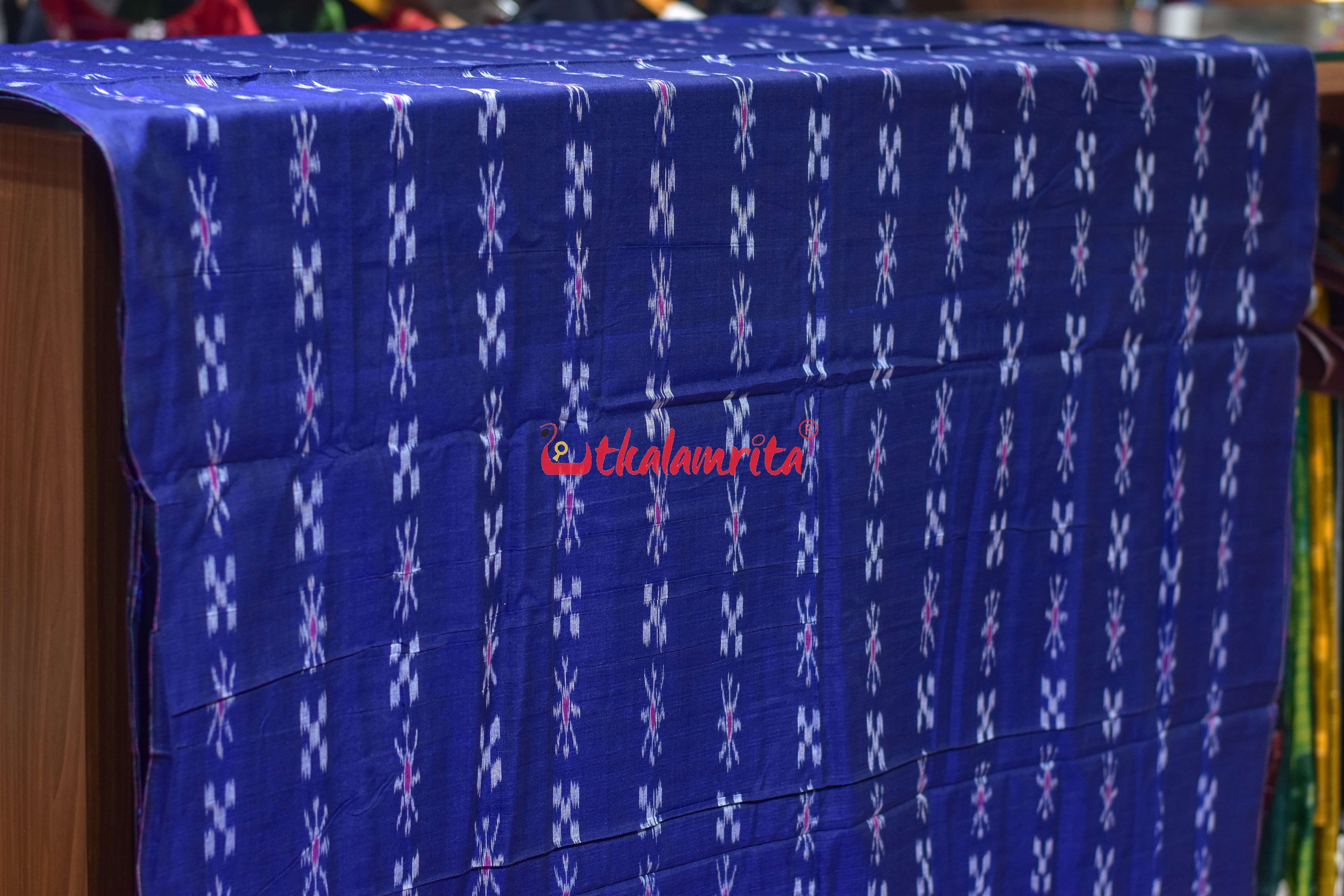 Blue Simple Pasapali and Flower (Fabric)