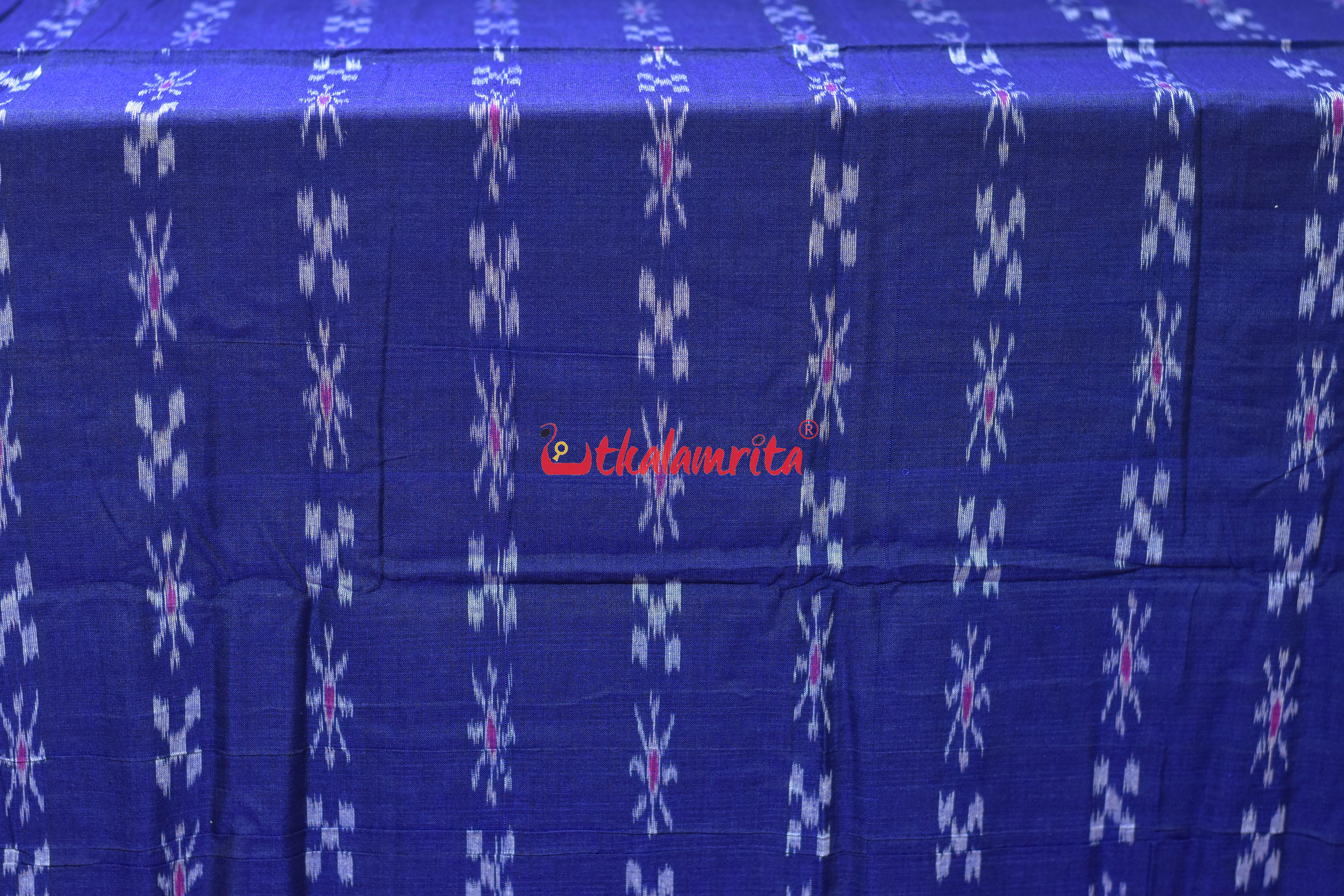 Blue Simple Pasapali and Flower (Fabric)