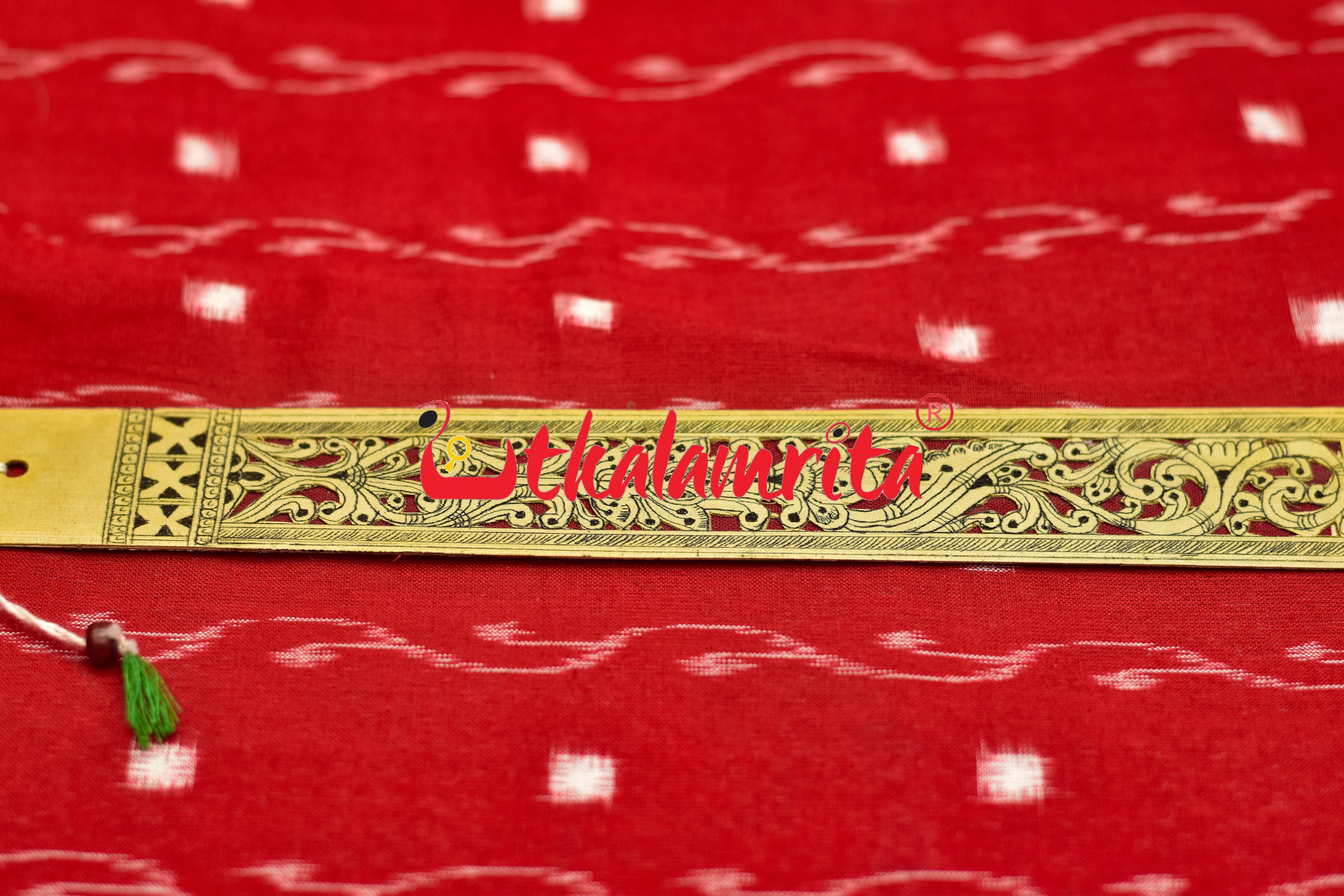 Maroon Middle Lotus (Talapatra Bookmark)
