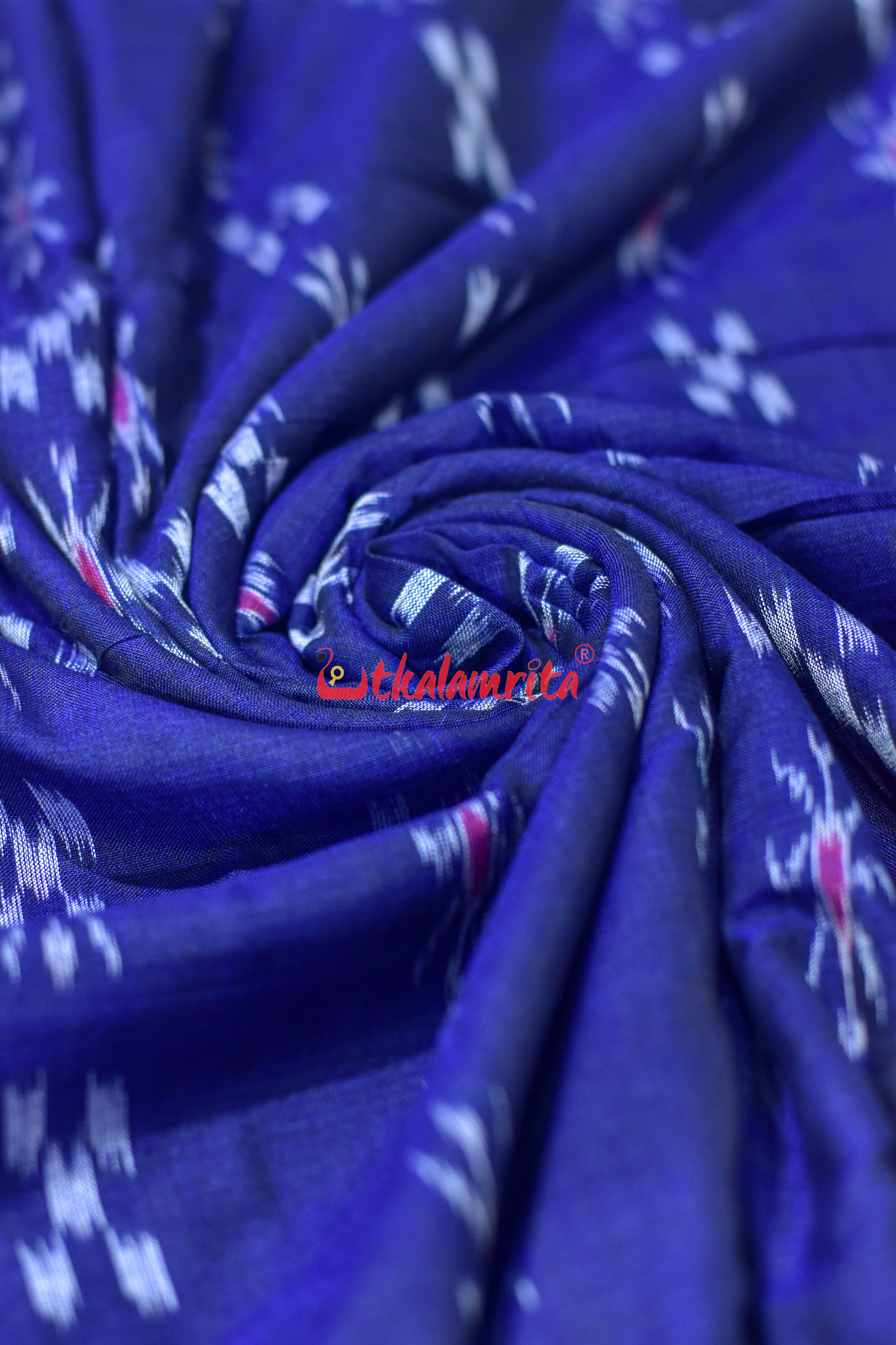 Blue Simple Pasapali and Flower (Fabric)