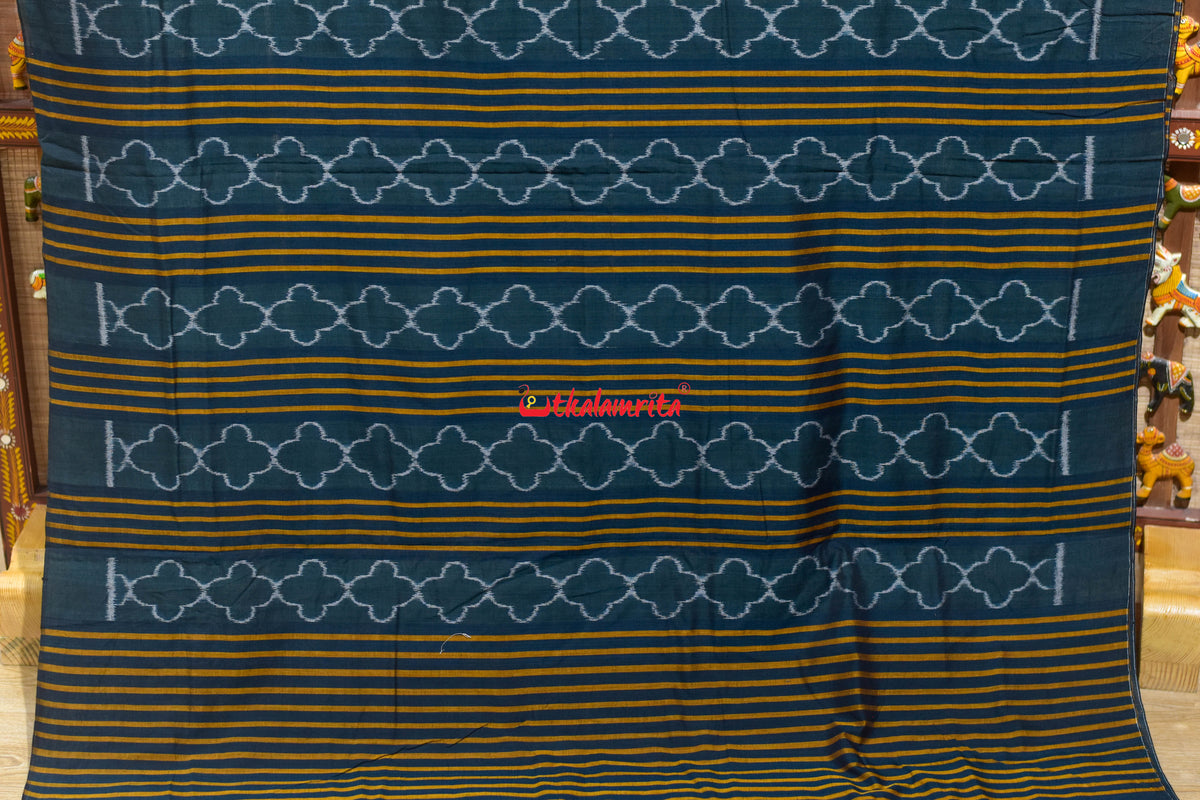 Special Bandha Green Yellow Khandua Cotton Saree