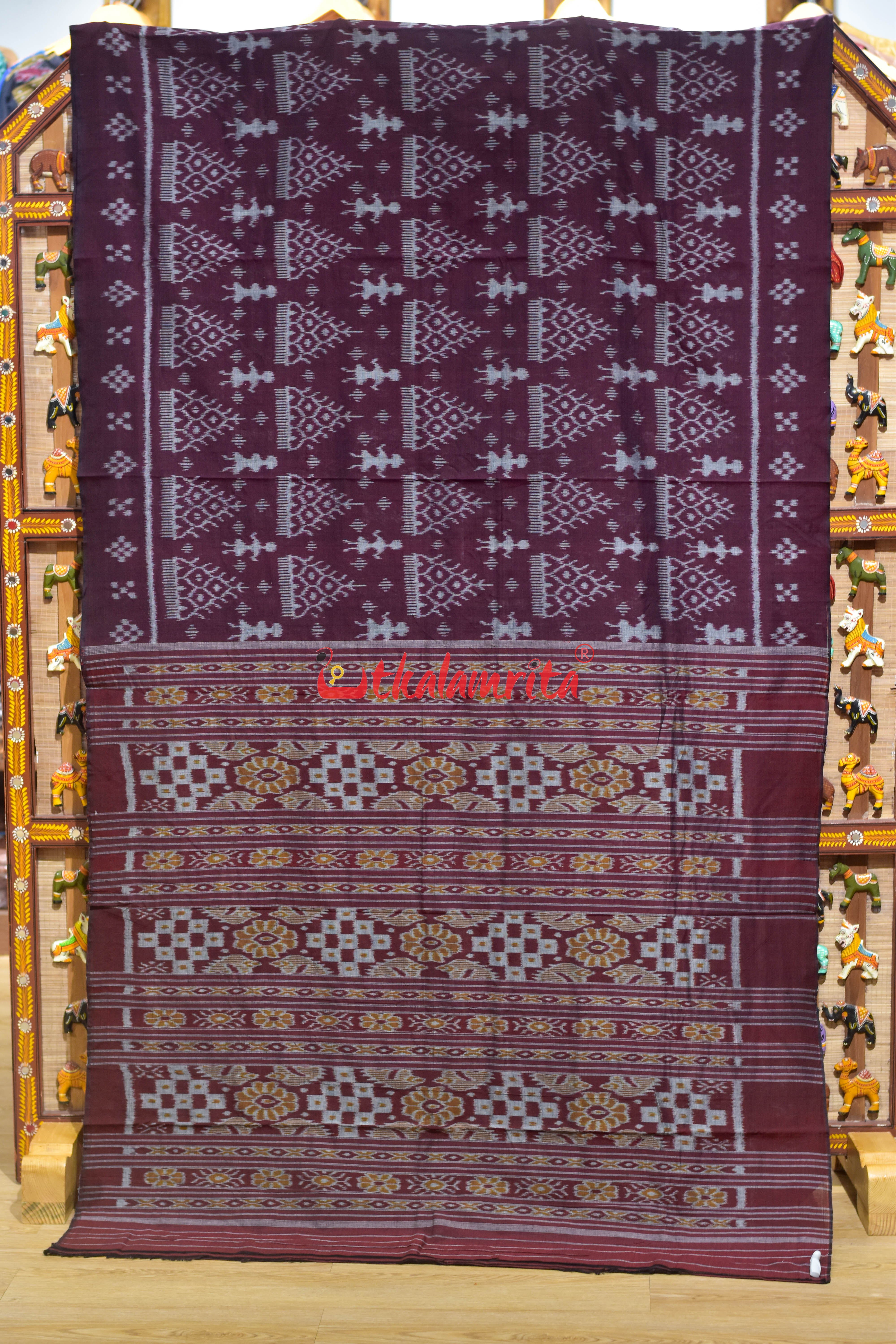 Coffee Tribals and Chita Khandua Cotton Saree
