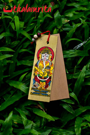 Sri Ganesh With Modak (Talapatra Bookmark)