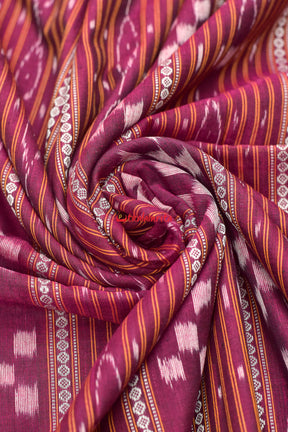 Dark Magenta Pasapali Ikat (Fabric)